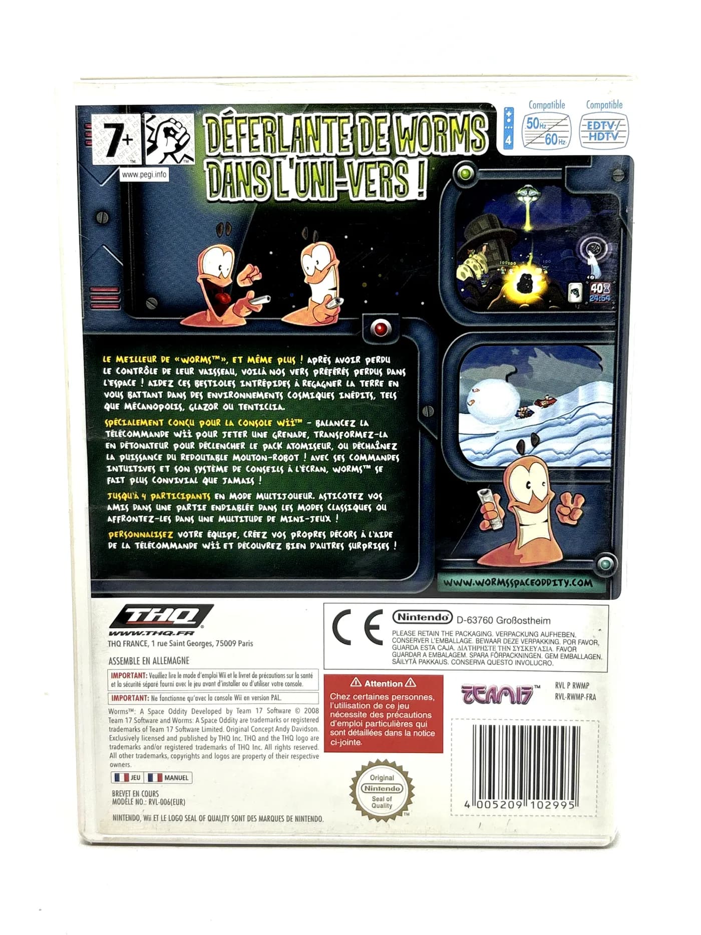 Worms A Space Odyssey Nintendo Wii
