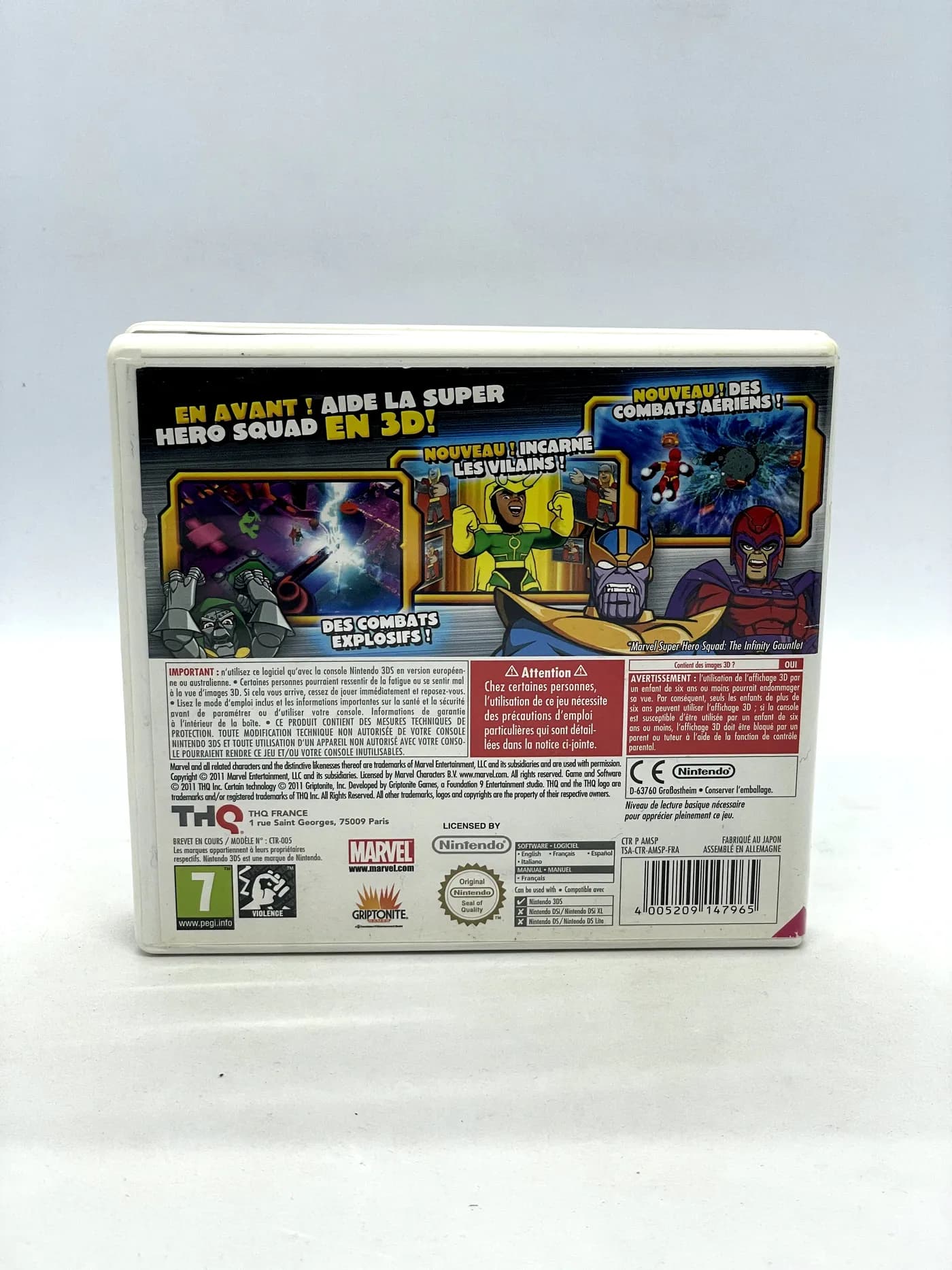 Marvel Super Hero Squad Infinity Gauntlet Nintendo 3DS