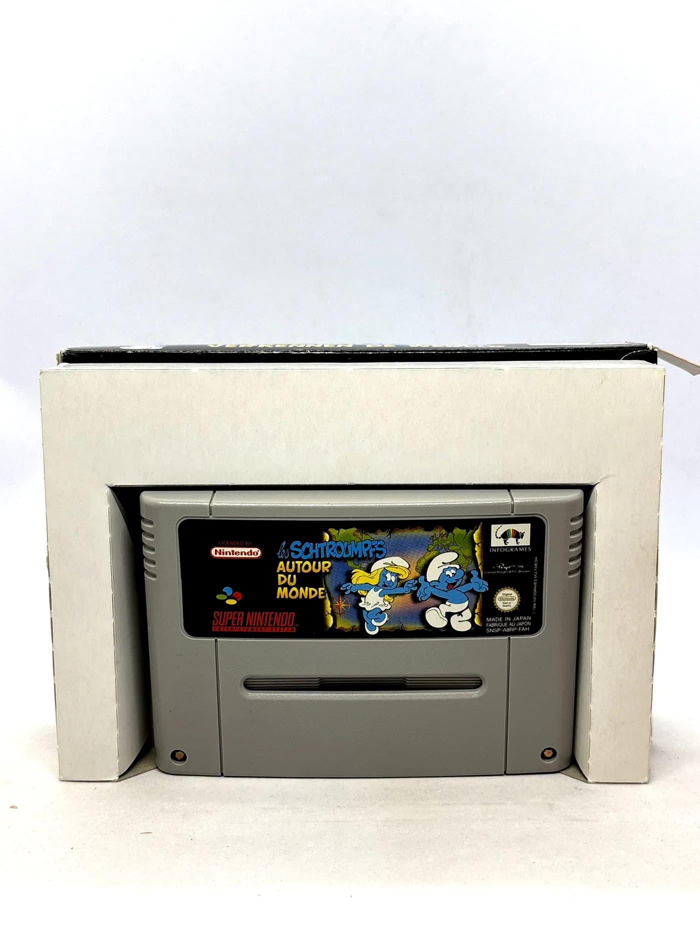 The Smurfs Travel the World SNES