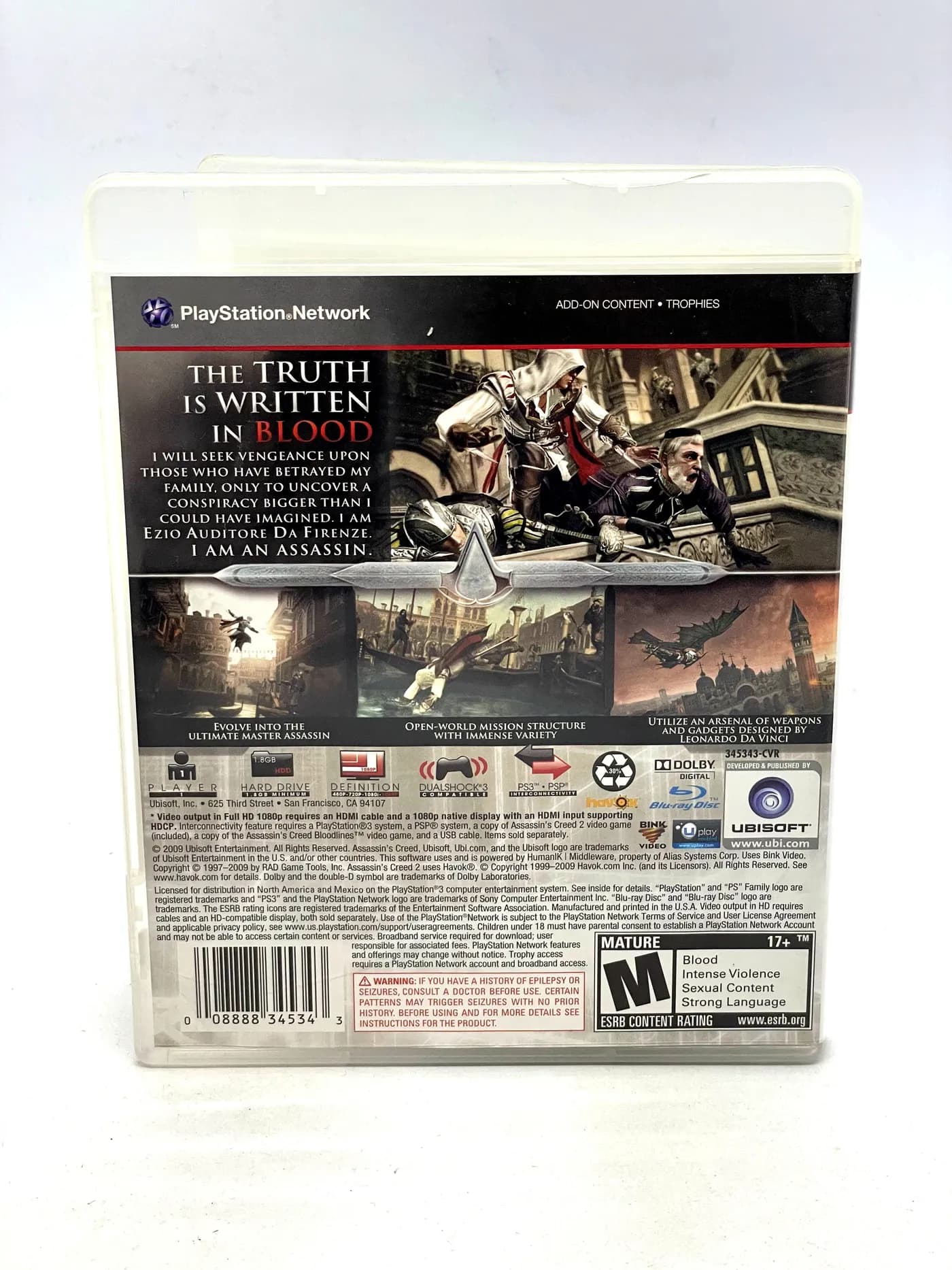 Assassin's Creed II NTSC-U PS3
