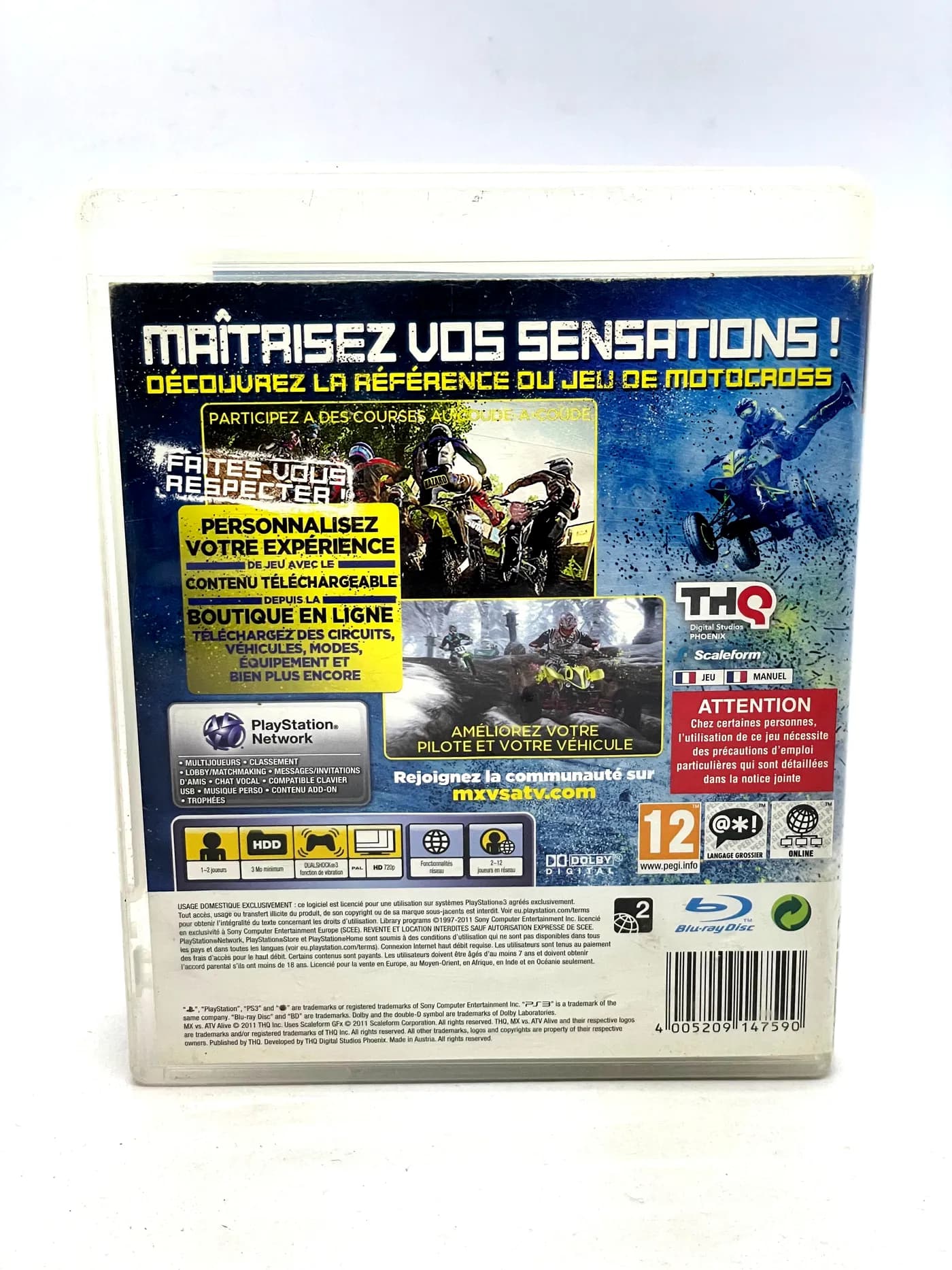 MX vs ATV Alive PS3