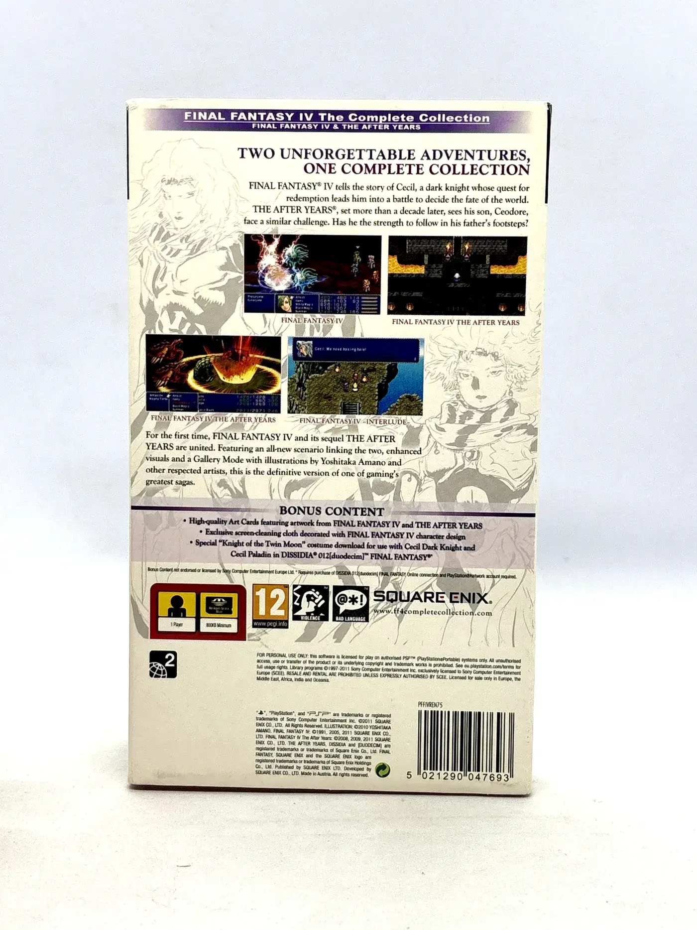 Final Fantasy IV The Complete Collection PSP