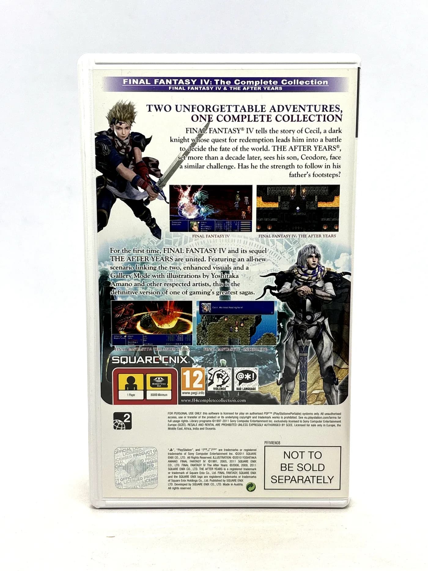 Final Fantasy IV The Complete Collection PSP
