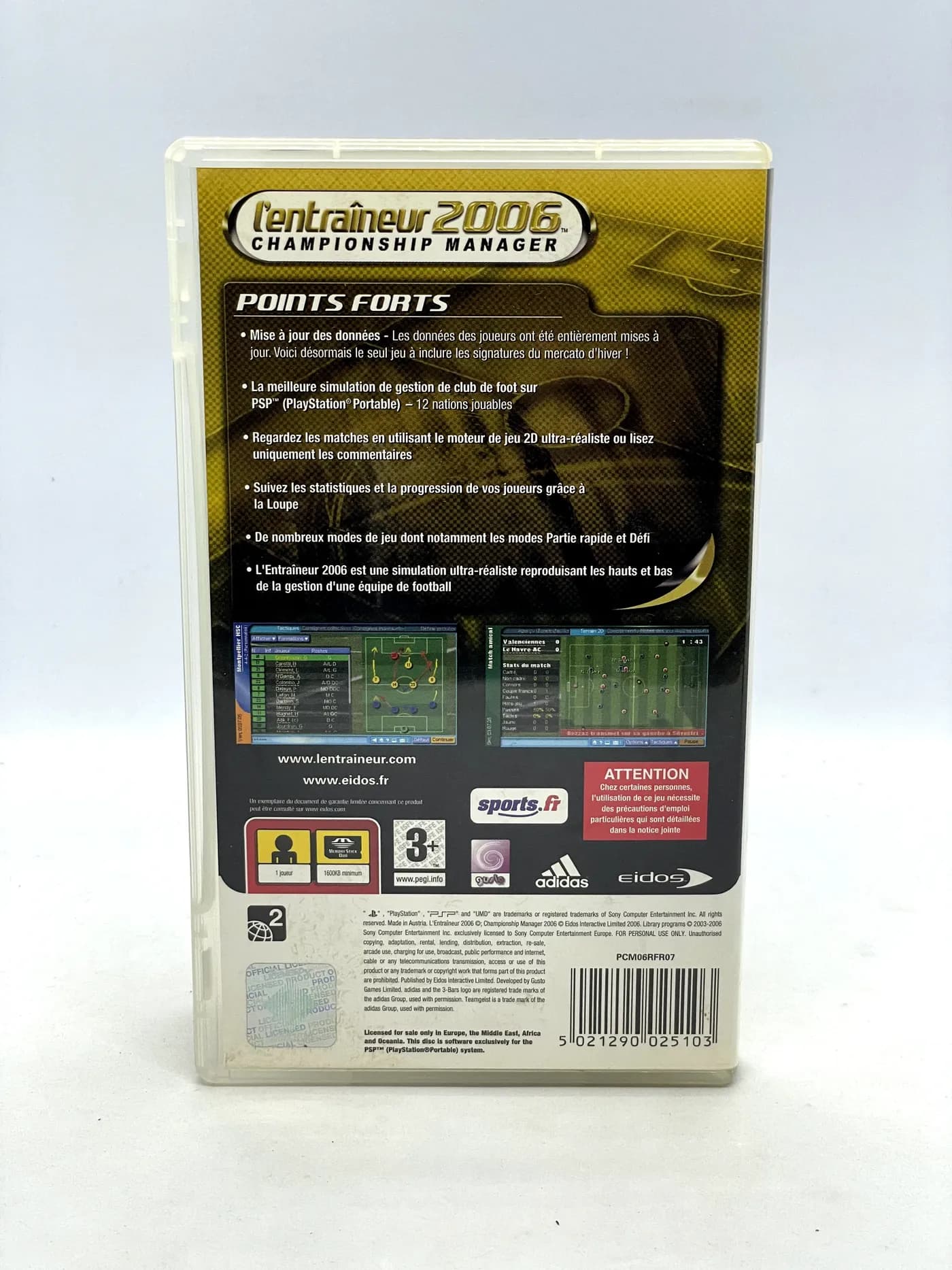 Championship Manager 2006 PSP (FR)