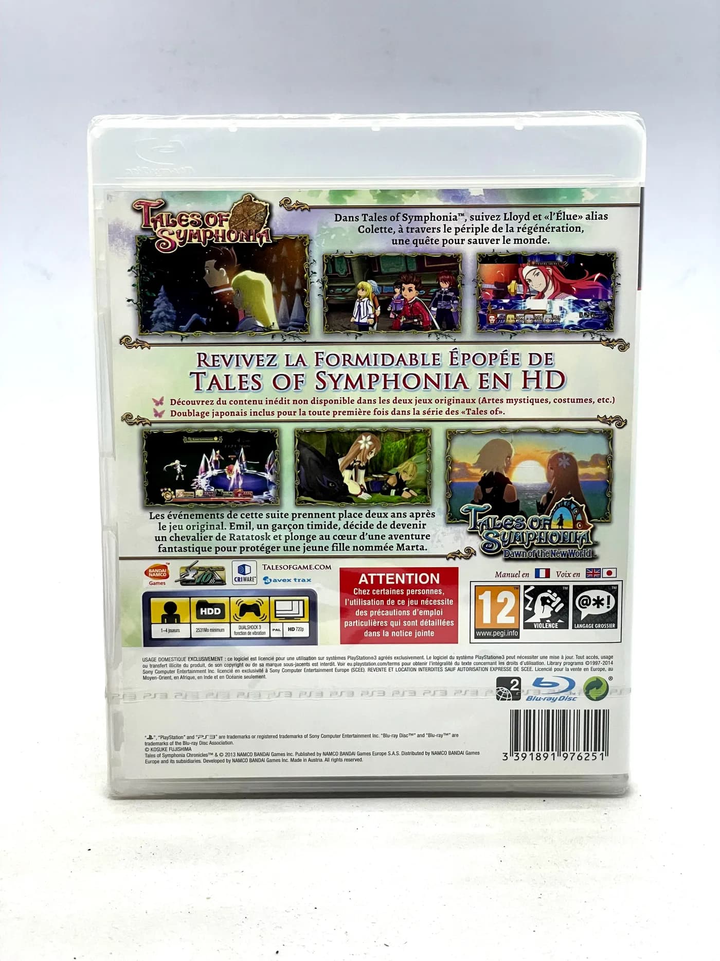 Tales of Symphonia Chronicles PS3 (New & Sealed)