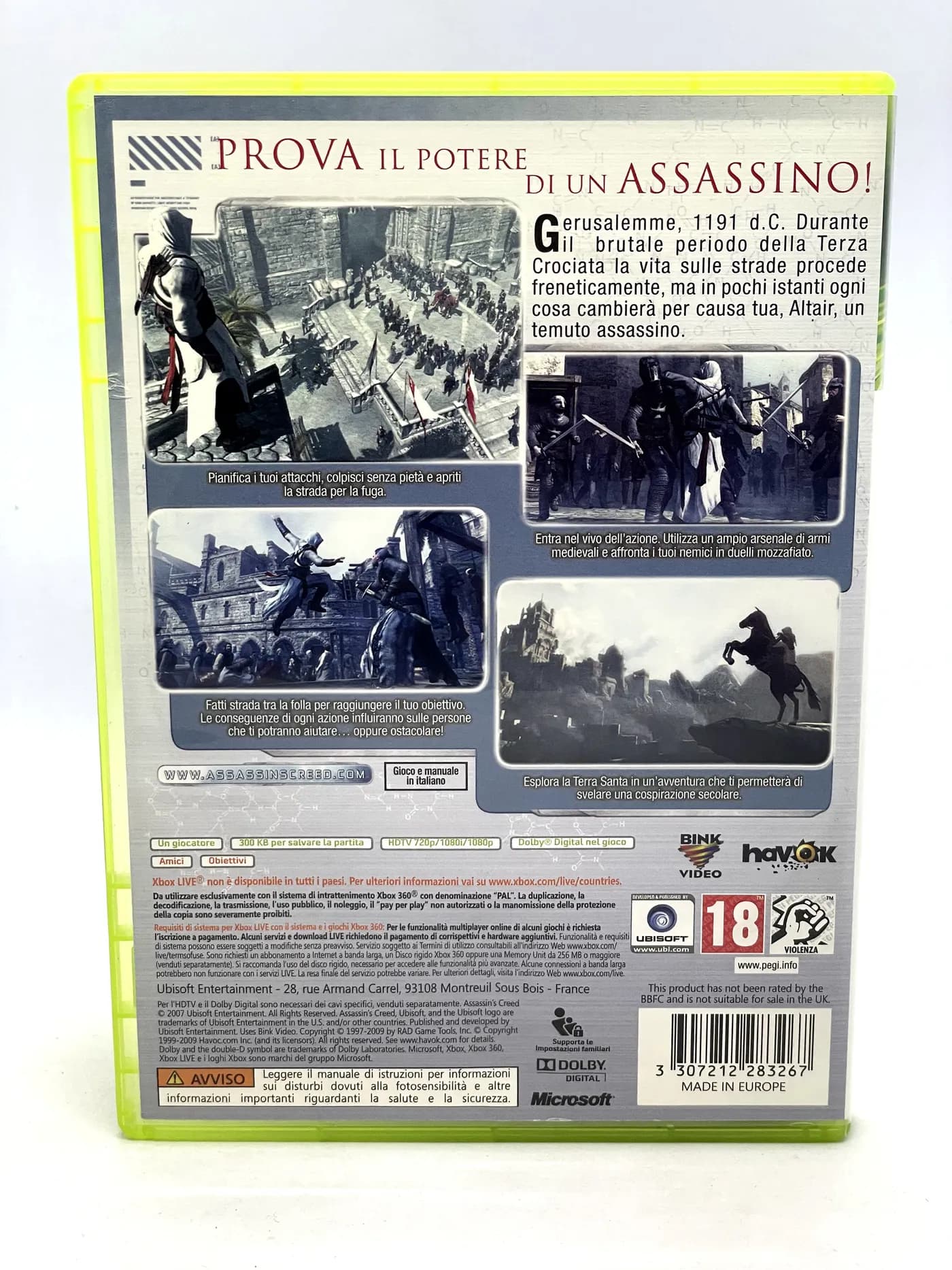 Assassin's Creed Xbox 360