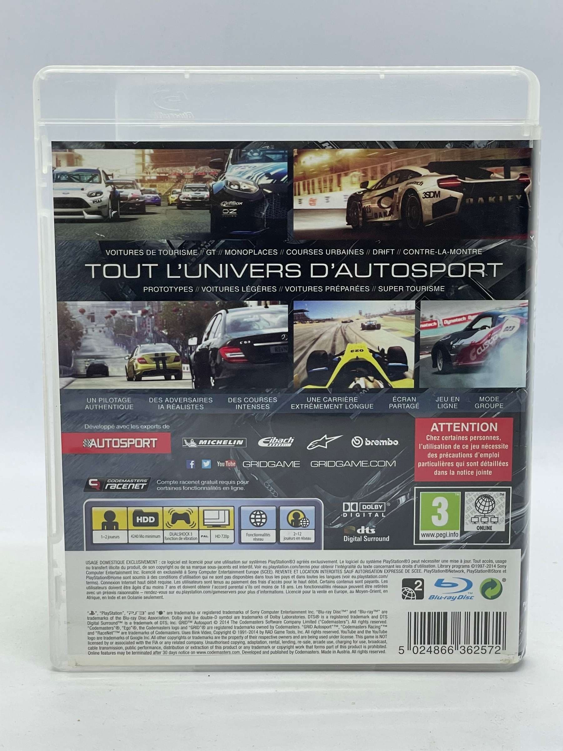 GRID Autosport PS3
