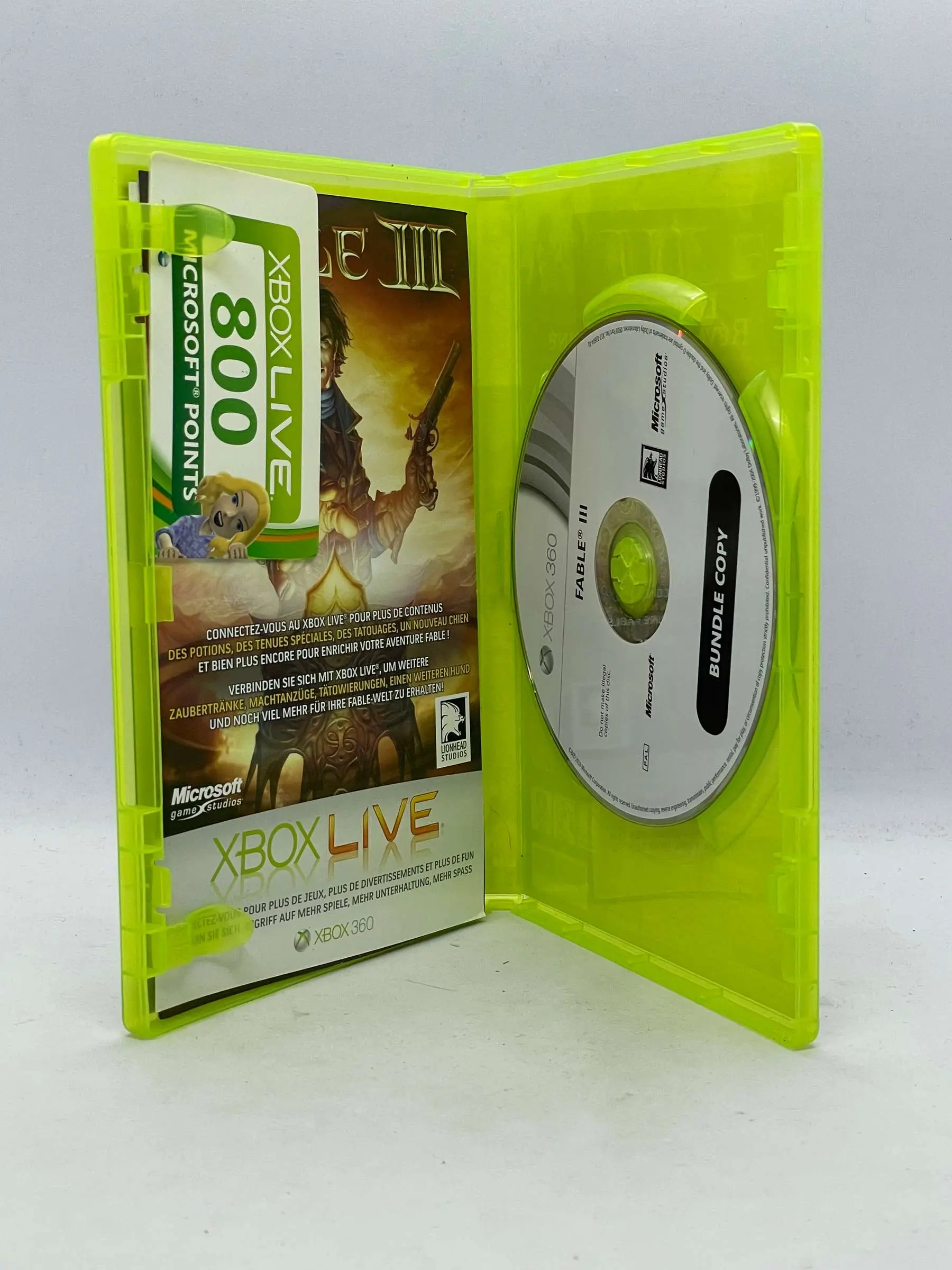 Fable III Xbox 360 (FR) (promo)