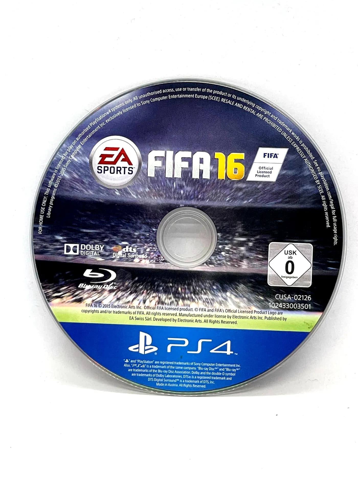FIFA 16 PS4 (game only)