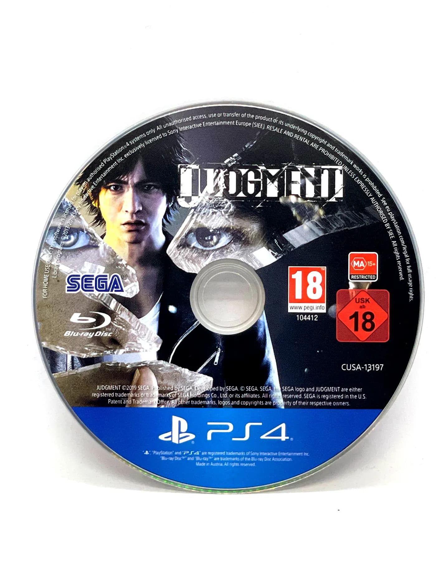 Judgement PS4 (game only)