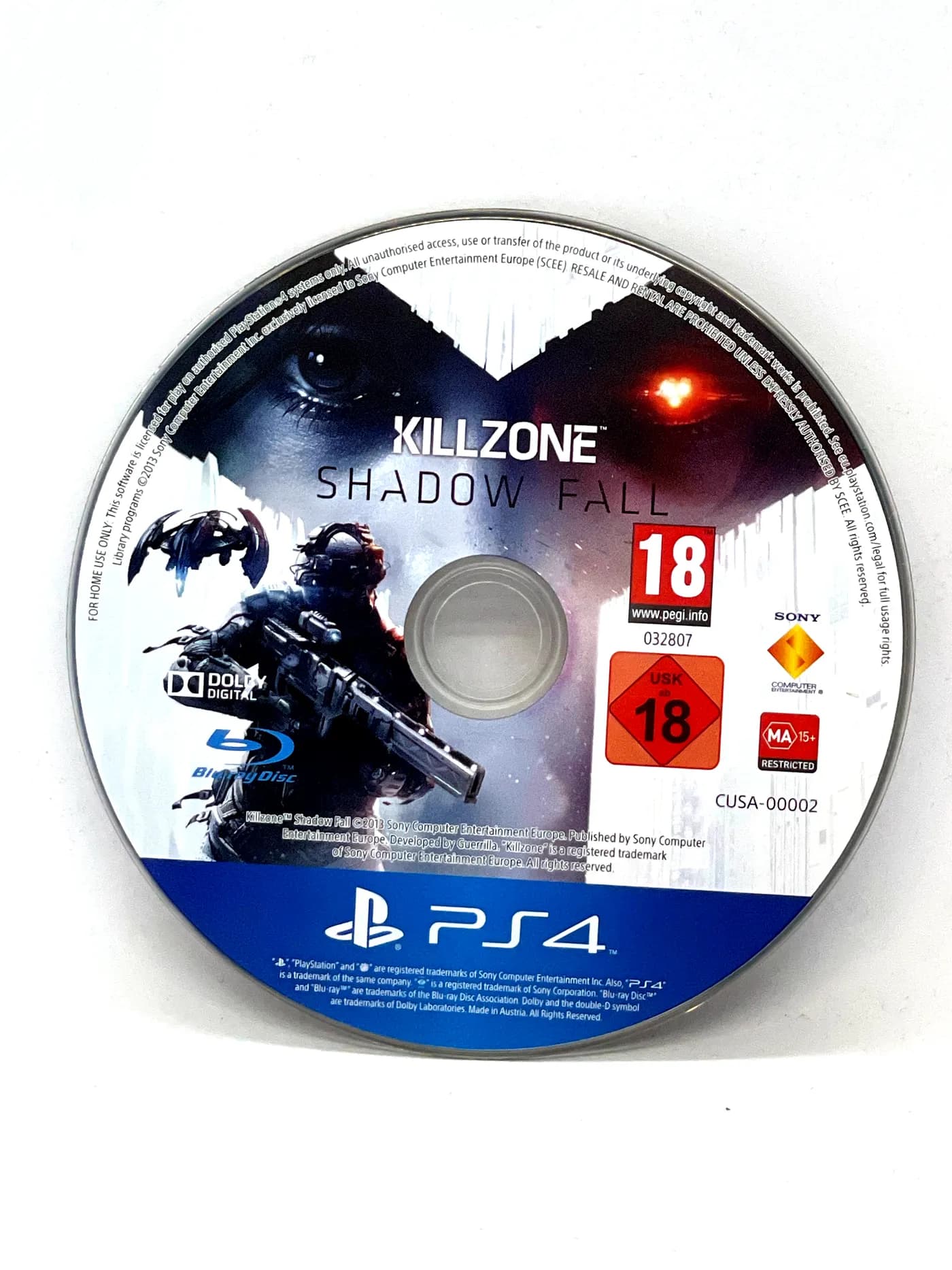 Killzone Shadow Fall PS4 (game only)