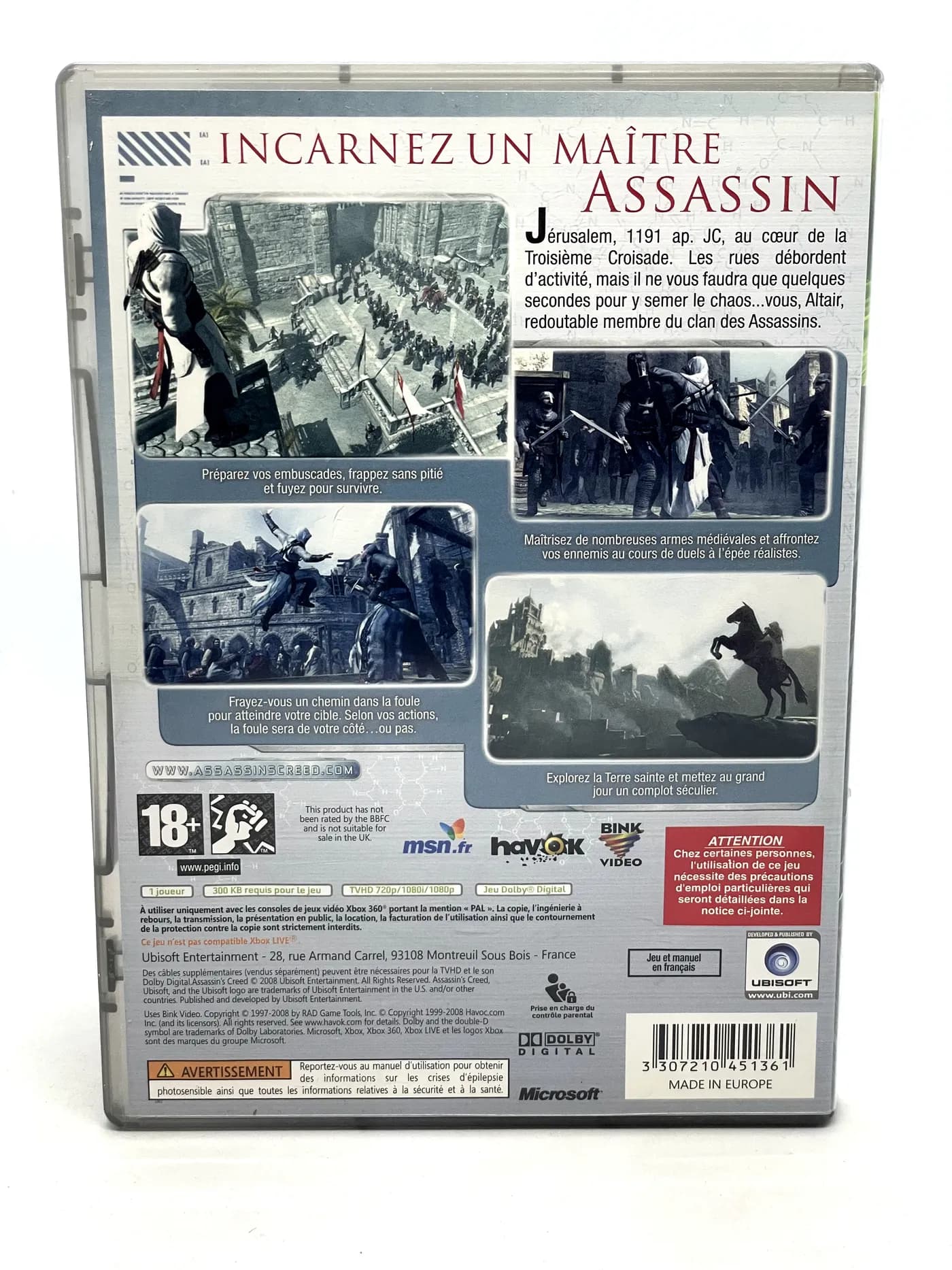 Assassin's Creed Xbox 360