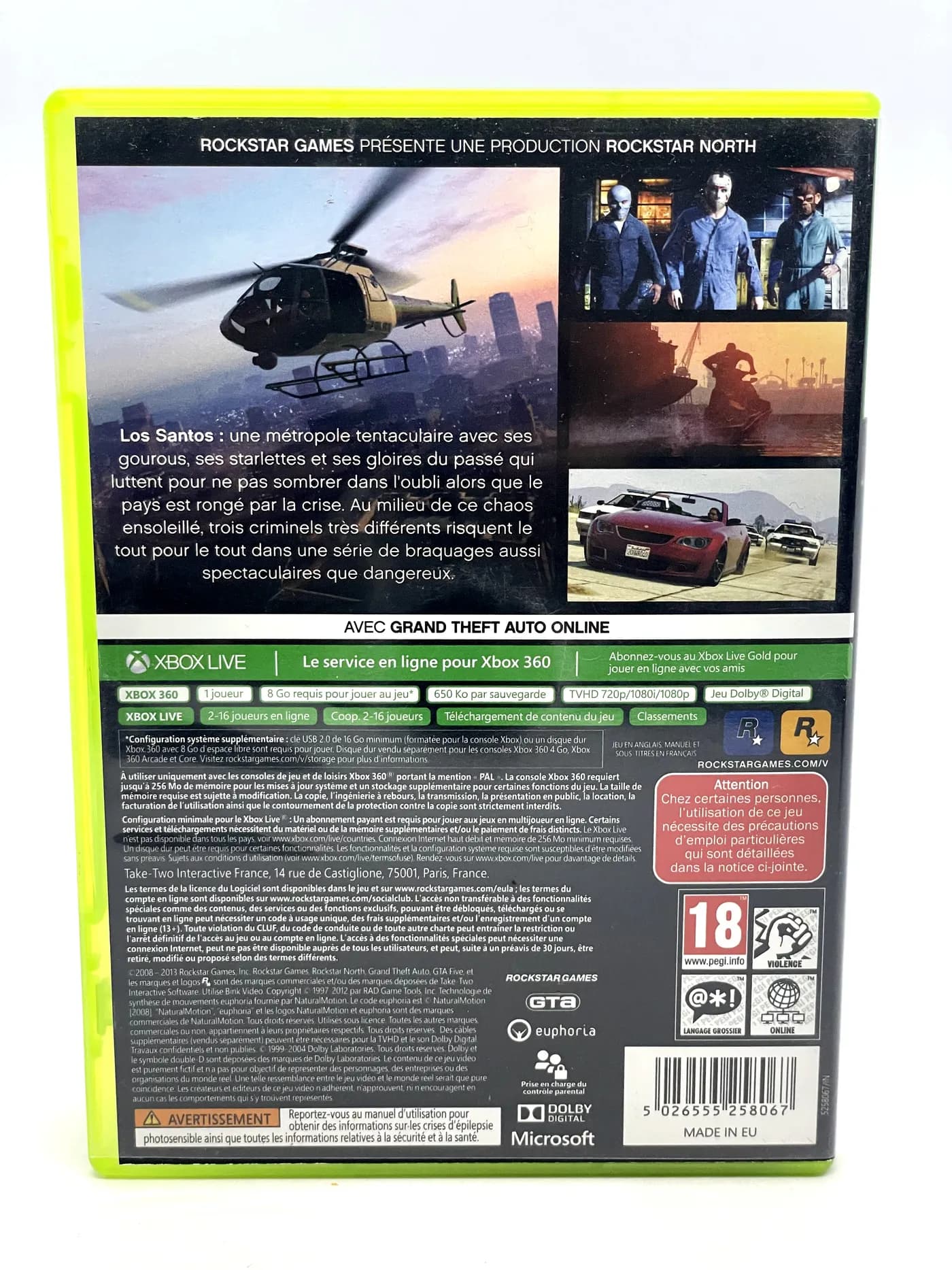 Grand Theft Auto V Xbox 360