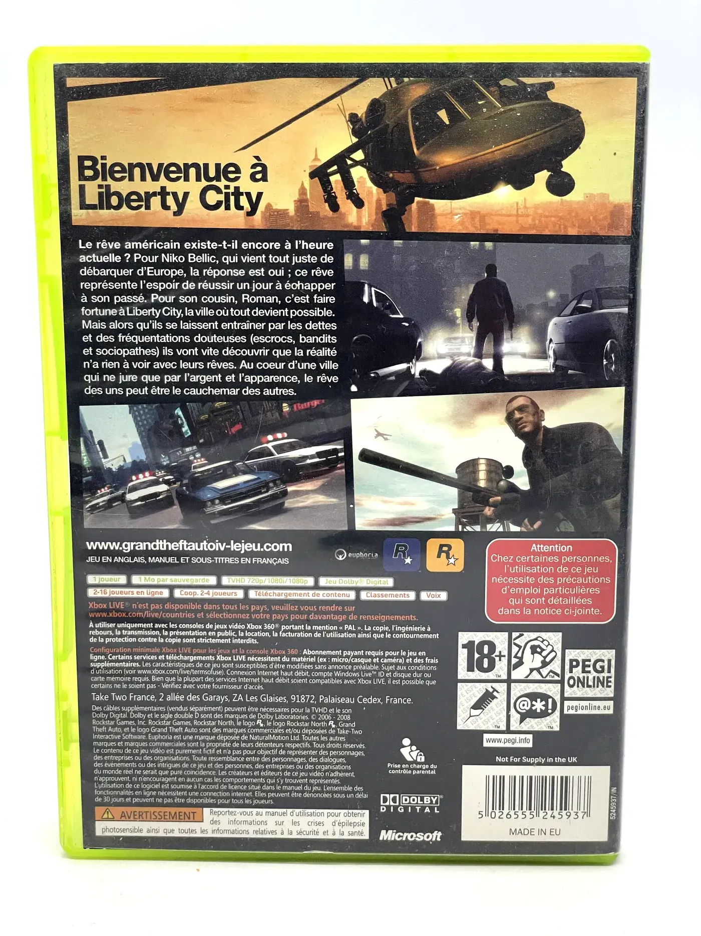 Grand Theft Auto IV Xbox 360