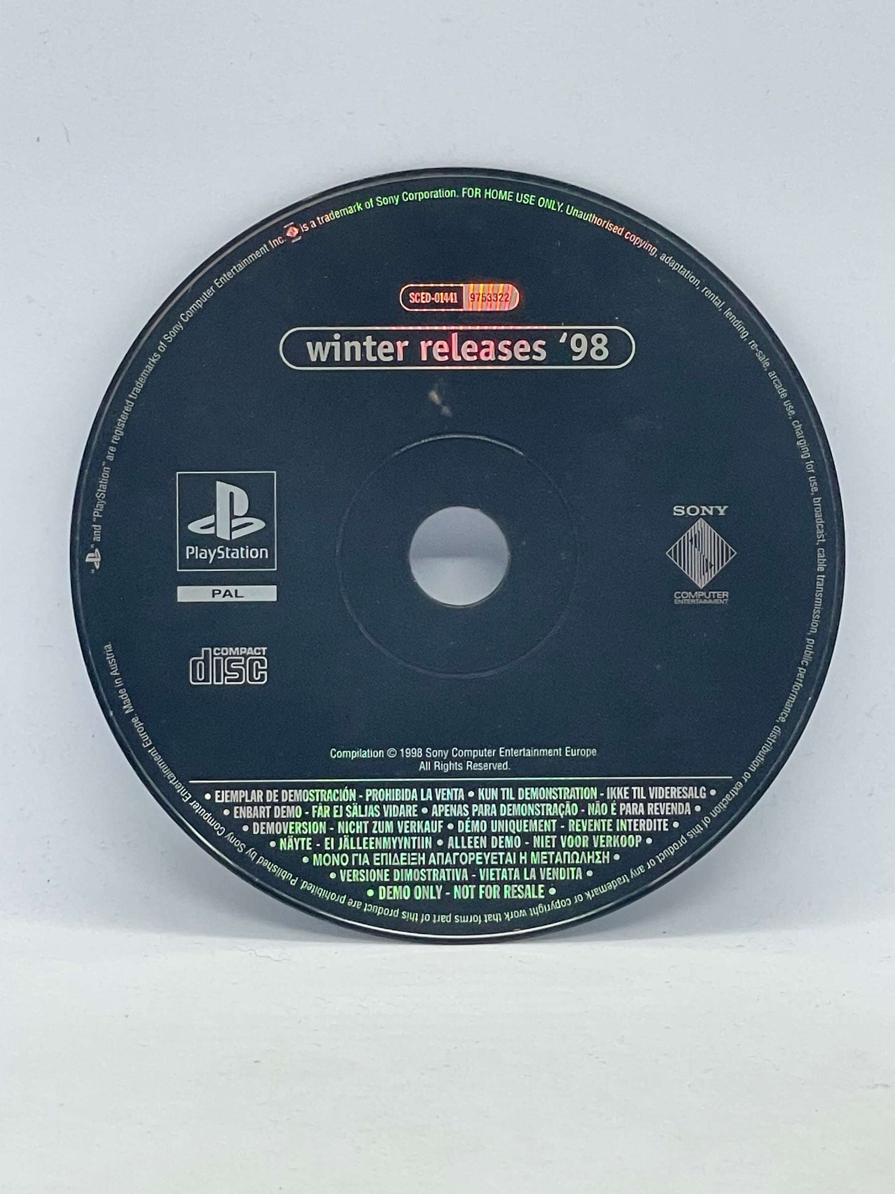 Winter Releases '98 Demo PS1 PSX (only game)