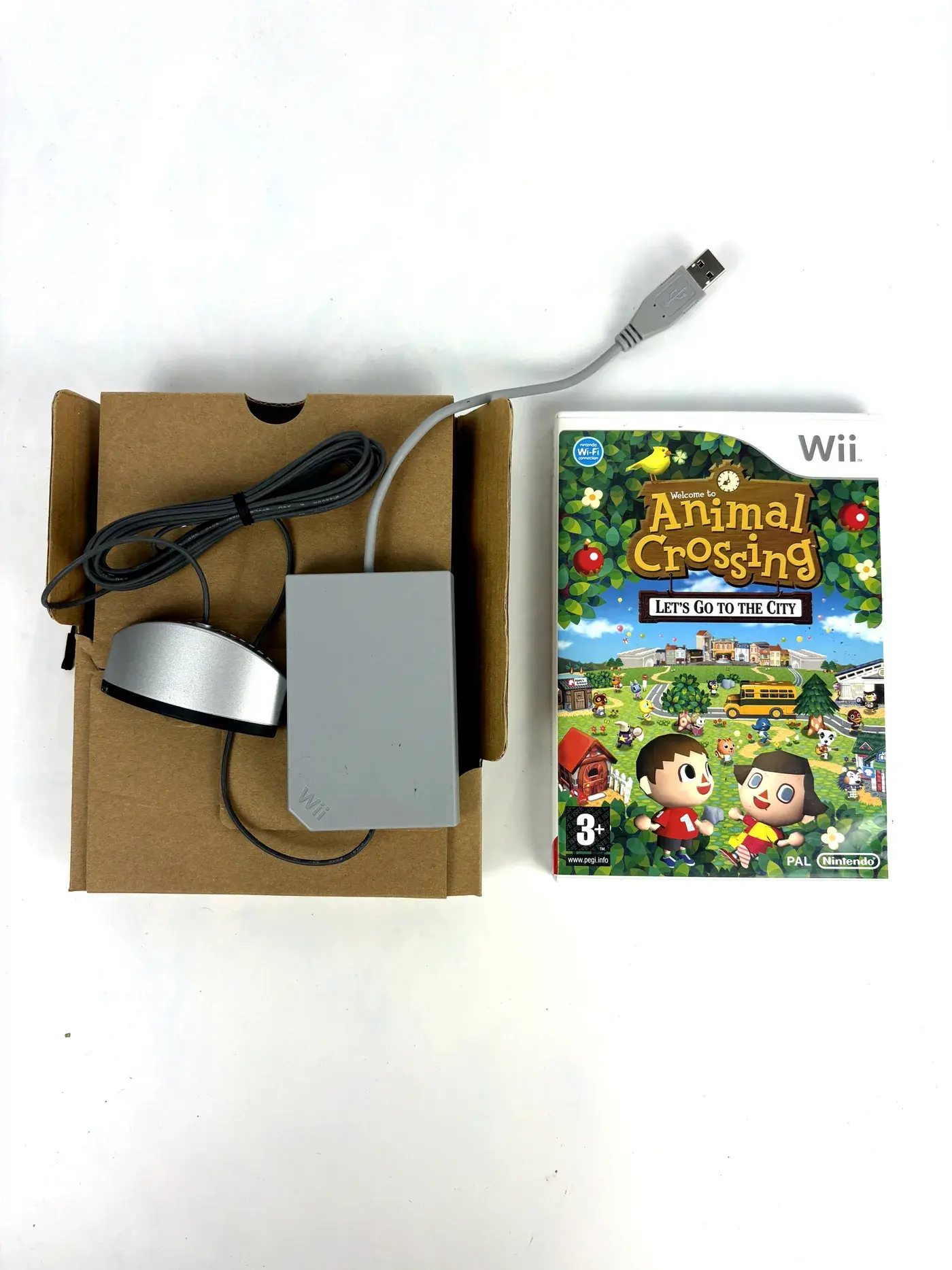 Animal Crossing Let's Go the the City + Wii Speak Nintendo Wii
