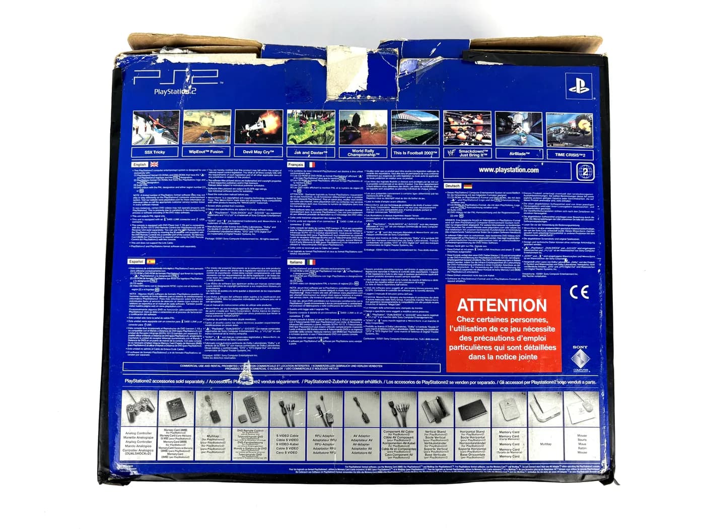PlayStation 2 SCPH-30004 R Console Set + Box