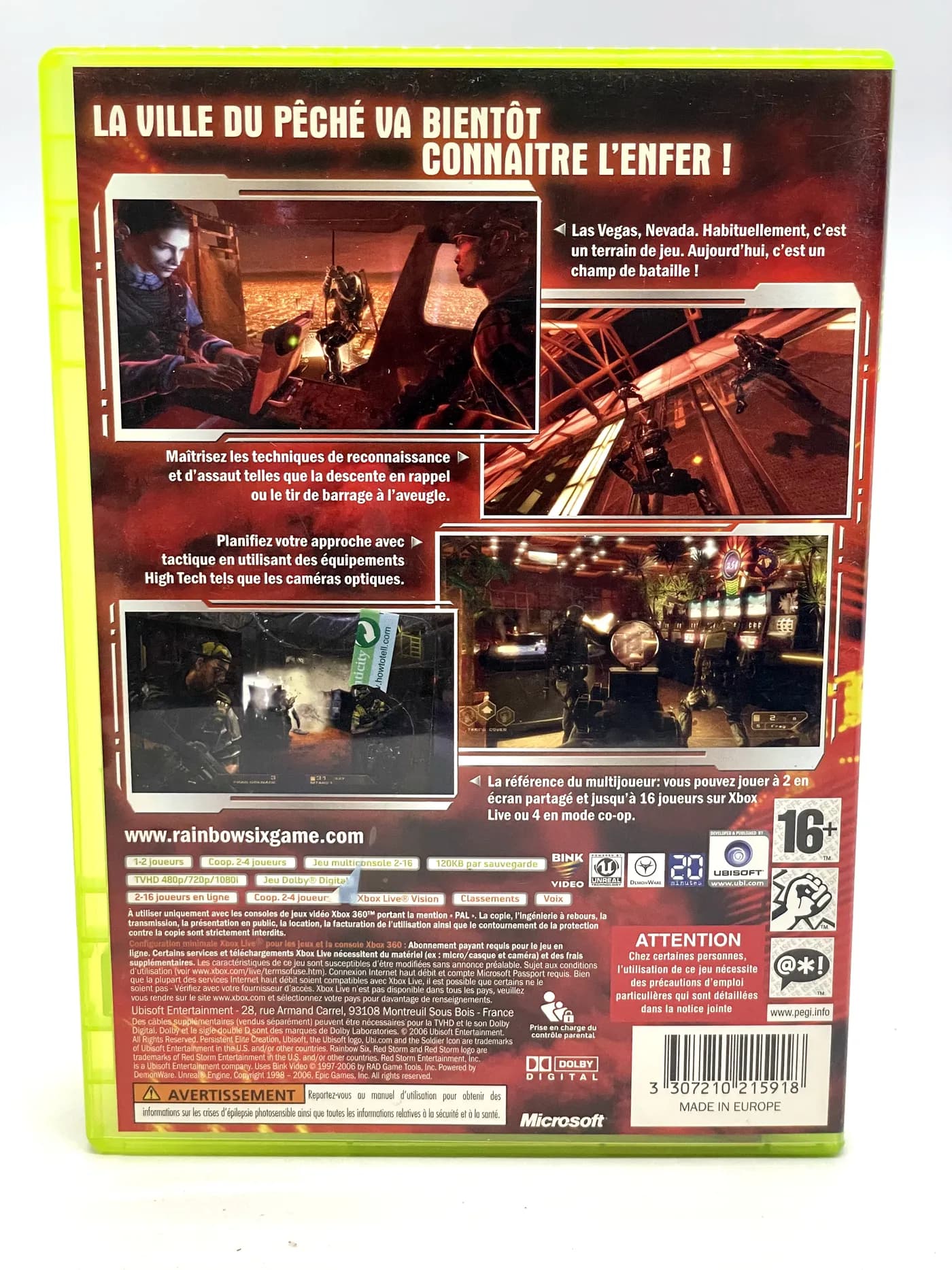 Rainbow Six Vegas Xbox 360