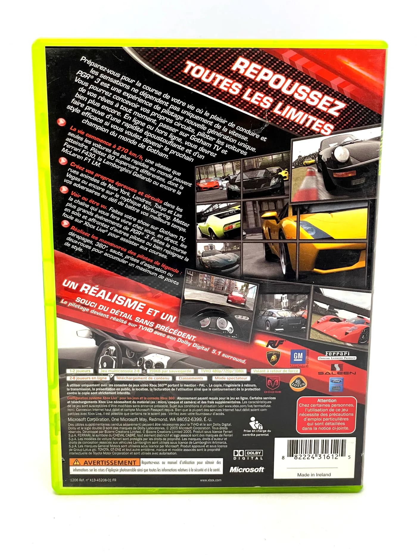 Project Gotham Racing 3 Xbox 360