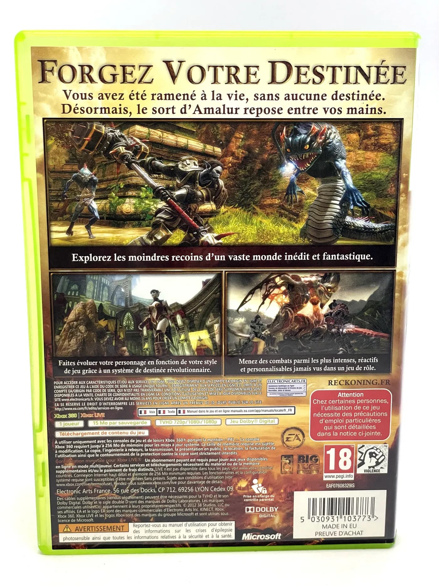 Kingdom of Amalur Reckoning Xbox 360