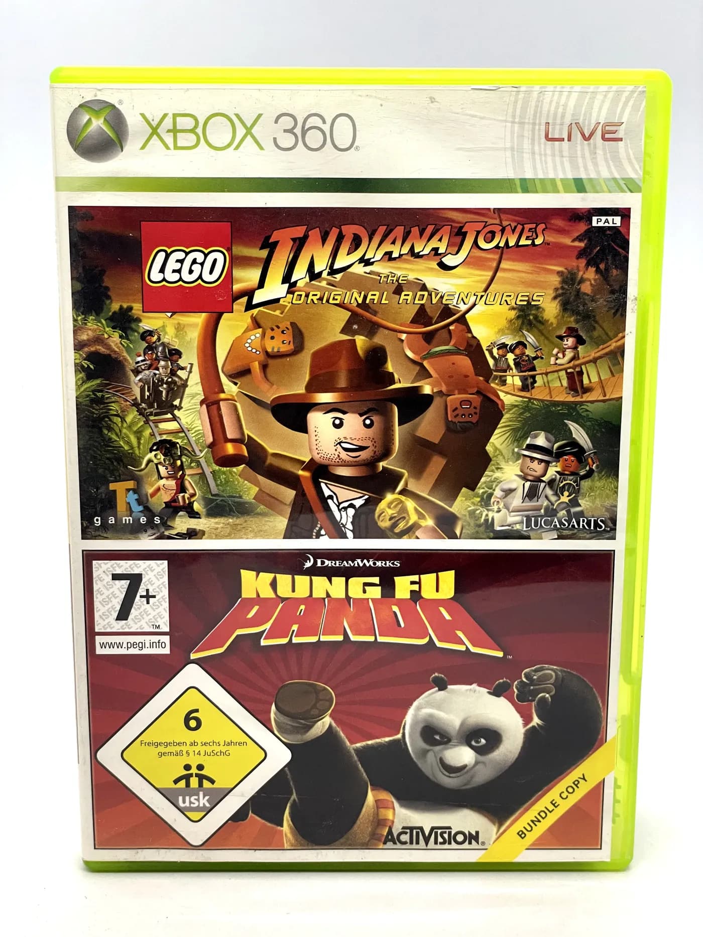 Lego Indiana Jones + Kung Fu Panda Xbox 360