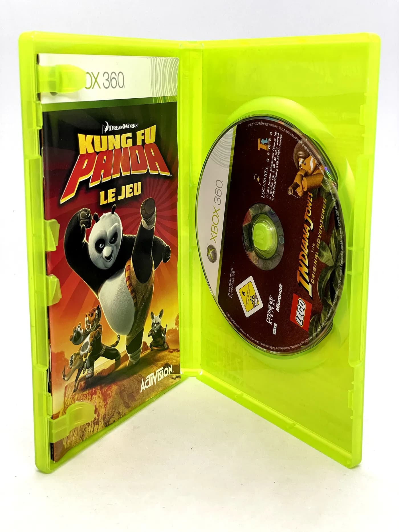 Lego Indiana Jones + Kung Fu Panda Xbox 360