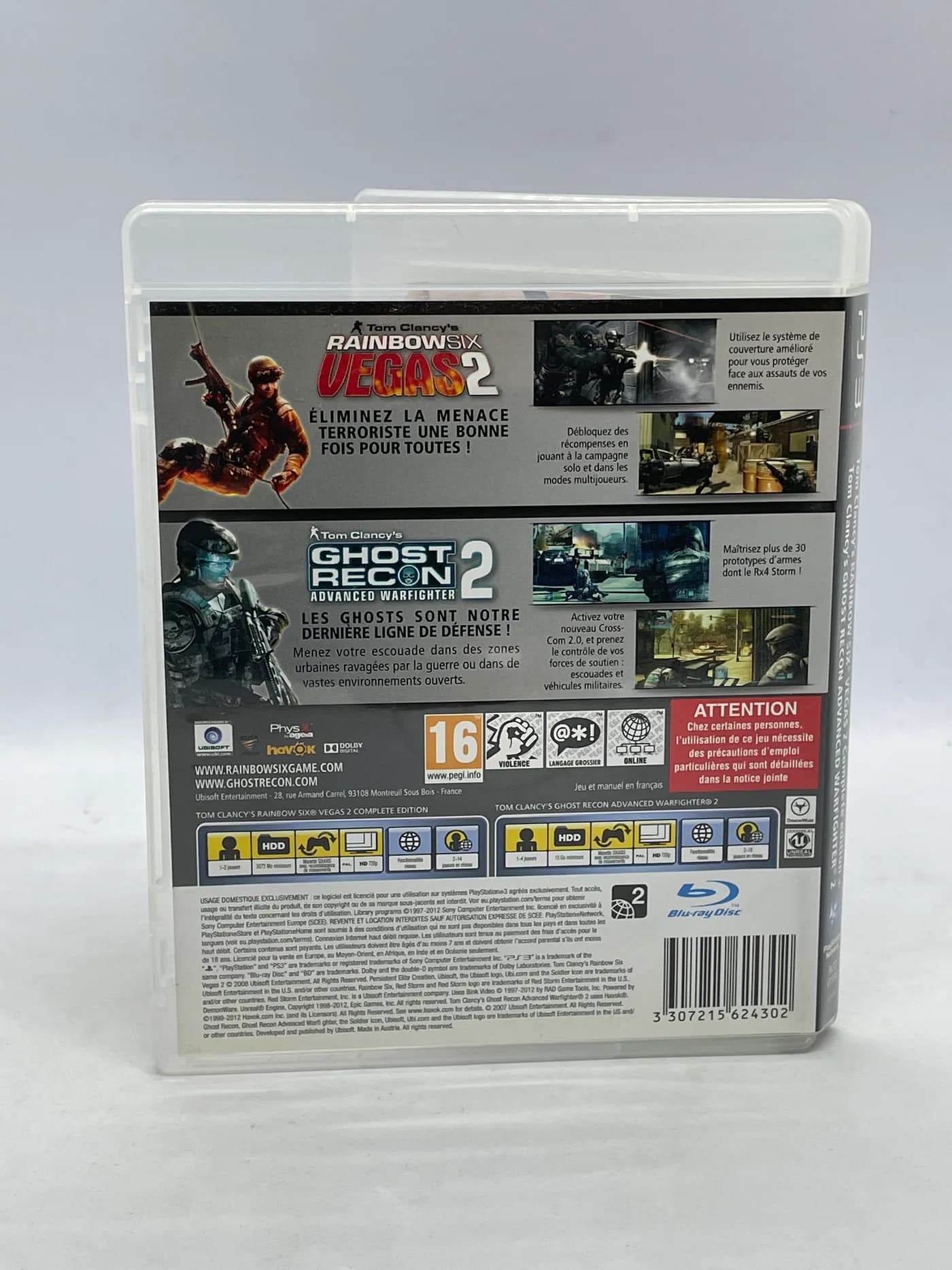 Tom Clancy's Rainbow Six Vegas 2 + Advanced Warfighter 2 PS3