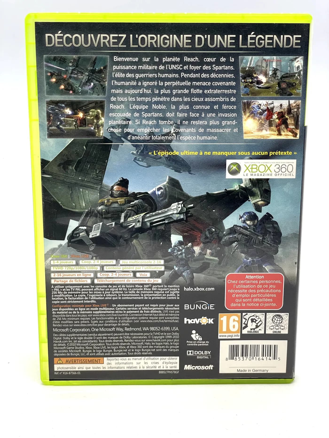 Halo Reach Xbox 360