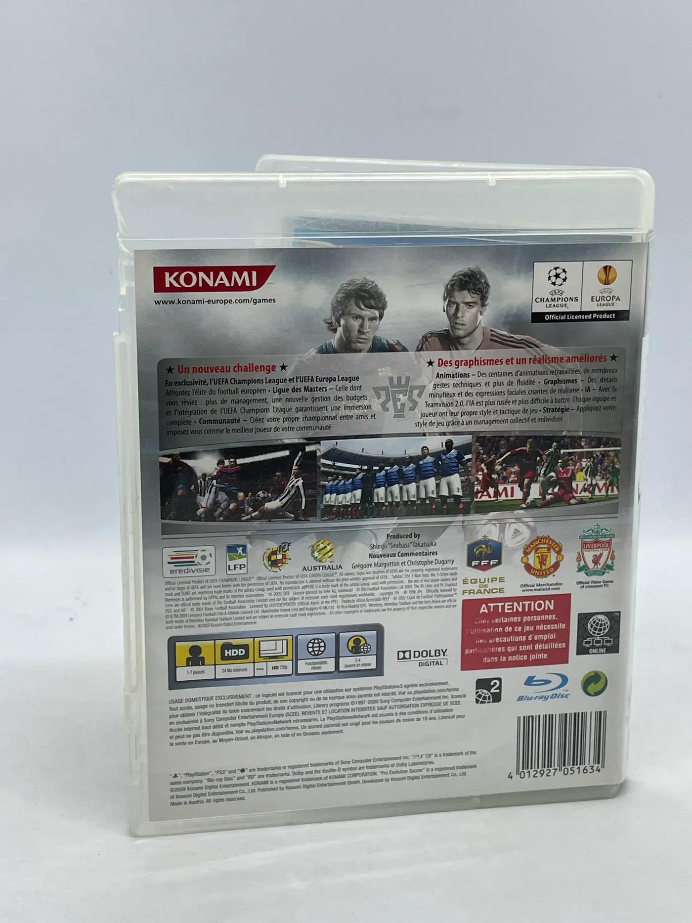 Pro Evolution Soccer 2010 PS3 (FR)