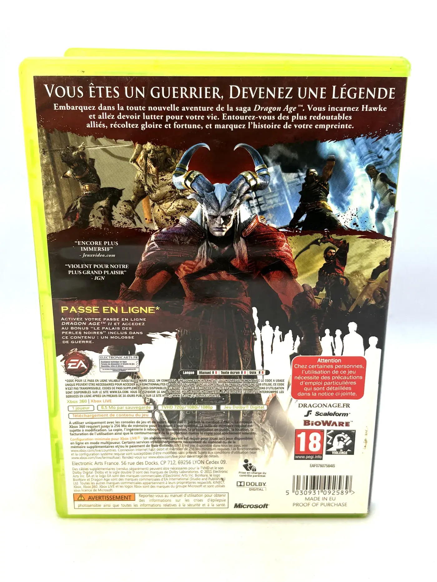 Dragon Age II Xbox 360