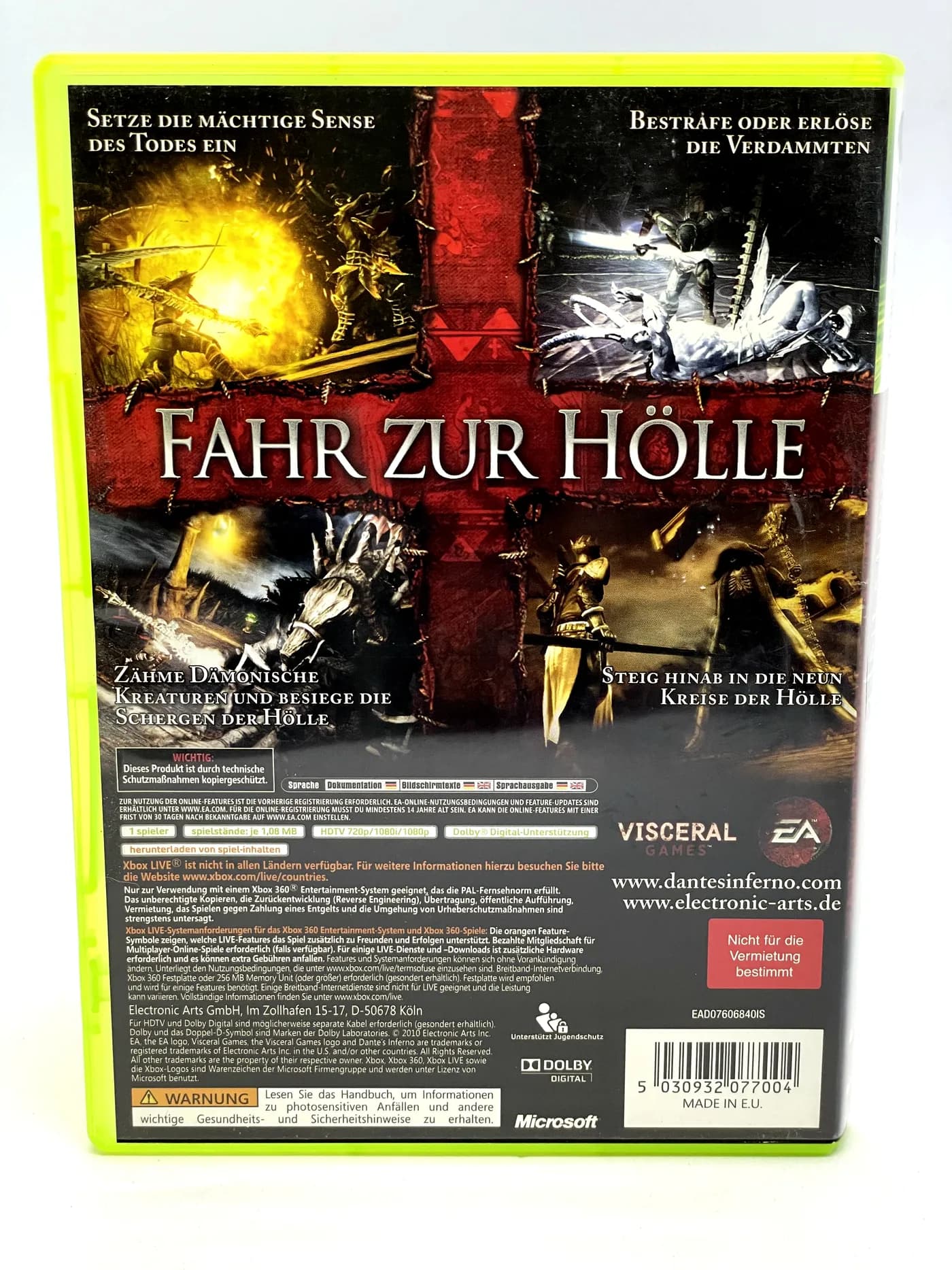 Dante's Inferno Xbox 360