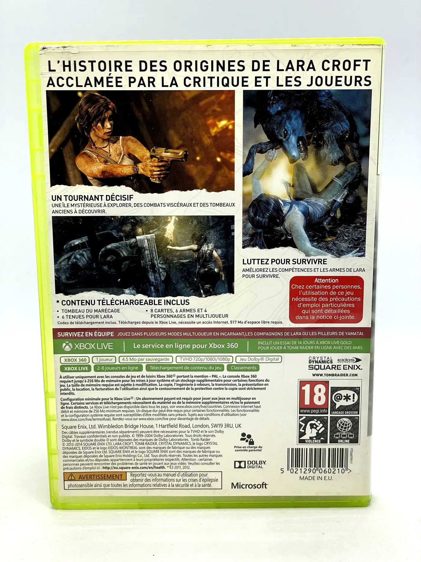 Tomb Raider Game of the Year Edition Xbox 360