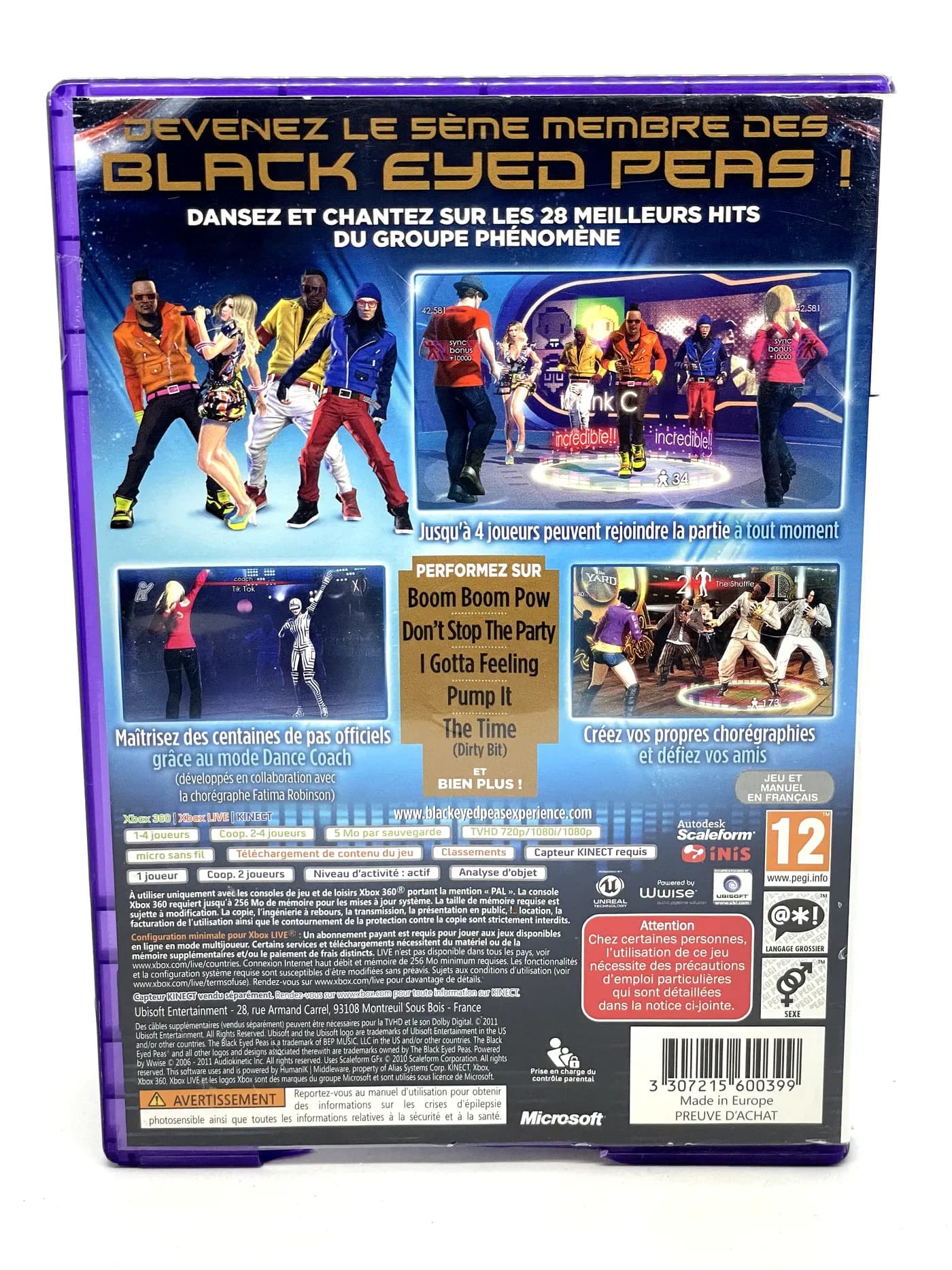 The Black Eyed Peas Experience Xbox 360