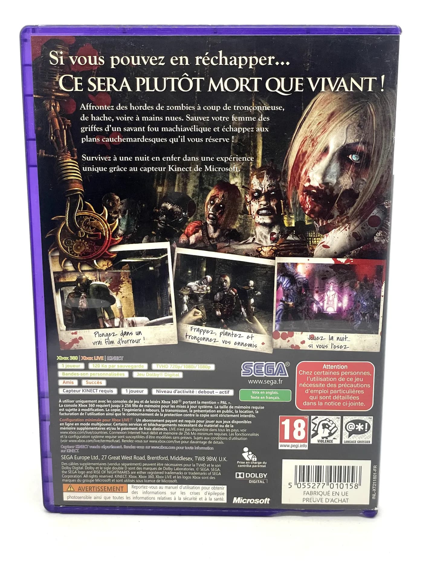 Rise of Nightmares Xbox 360