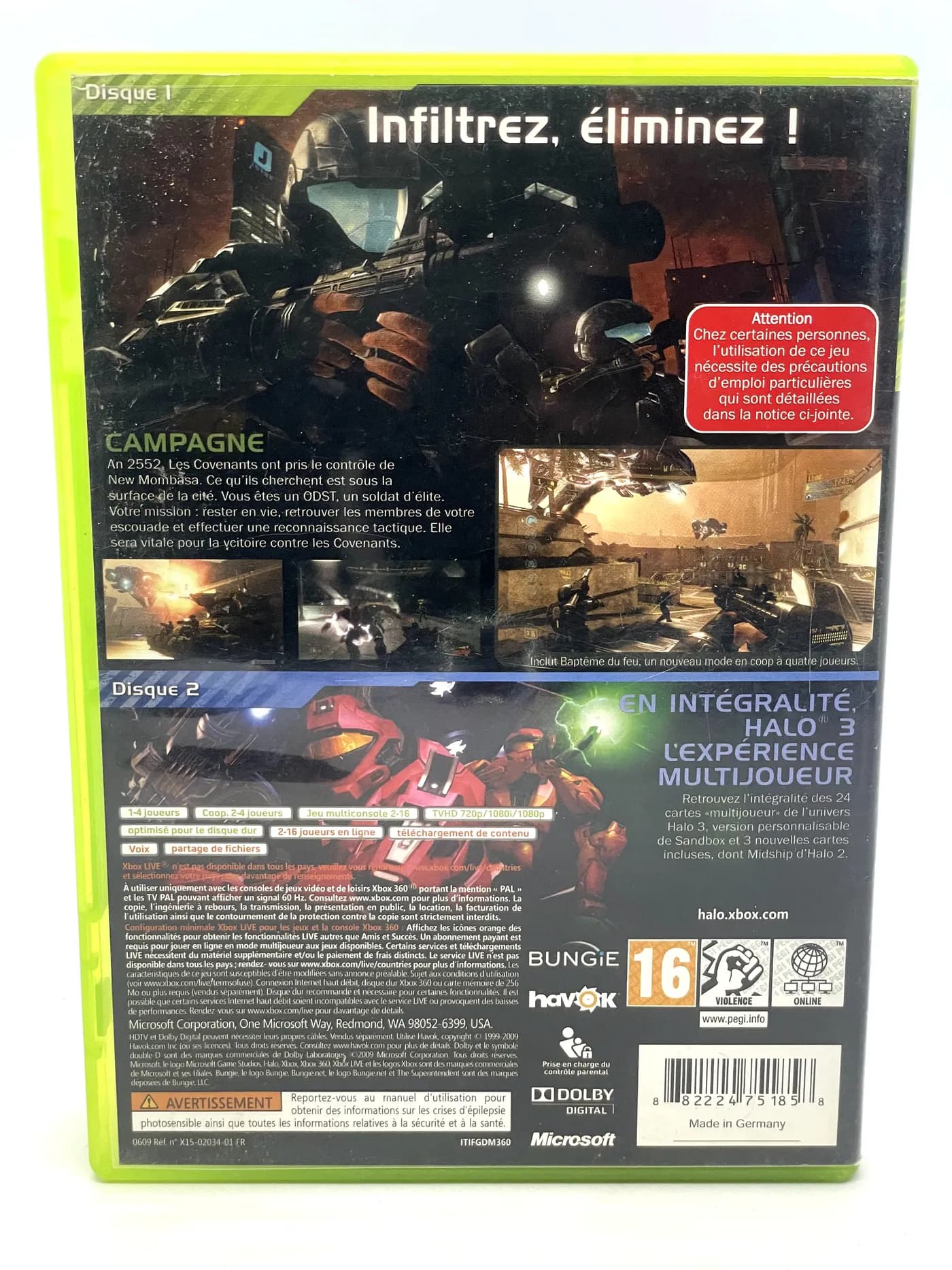 Halo 3 ODST Xbox 360