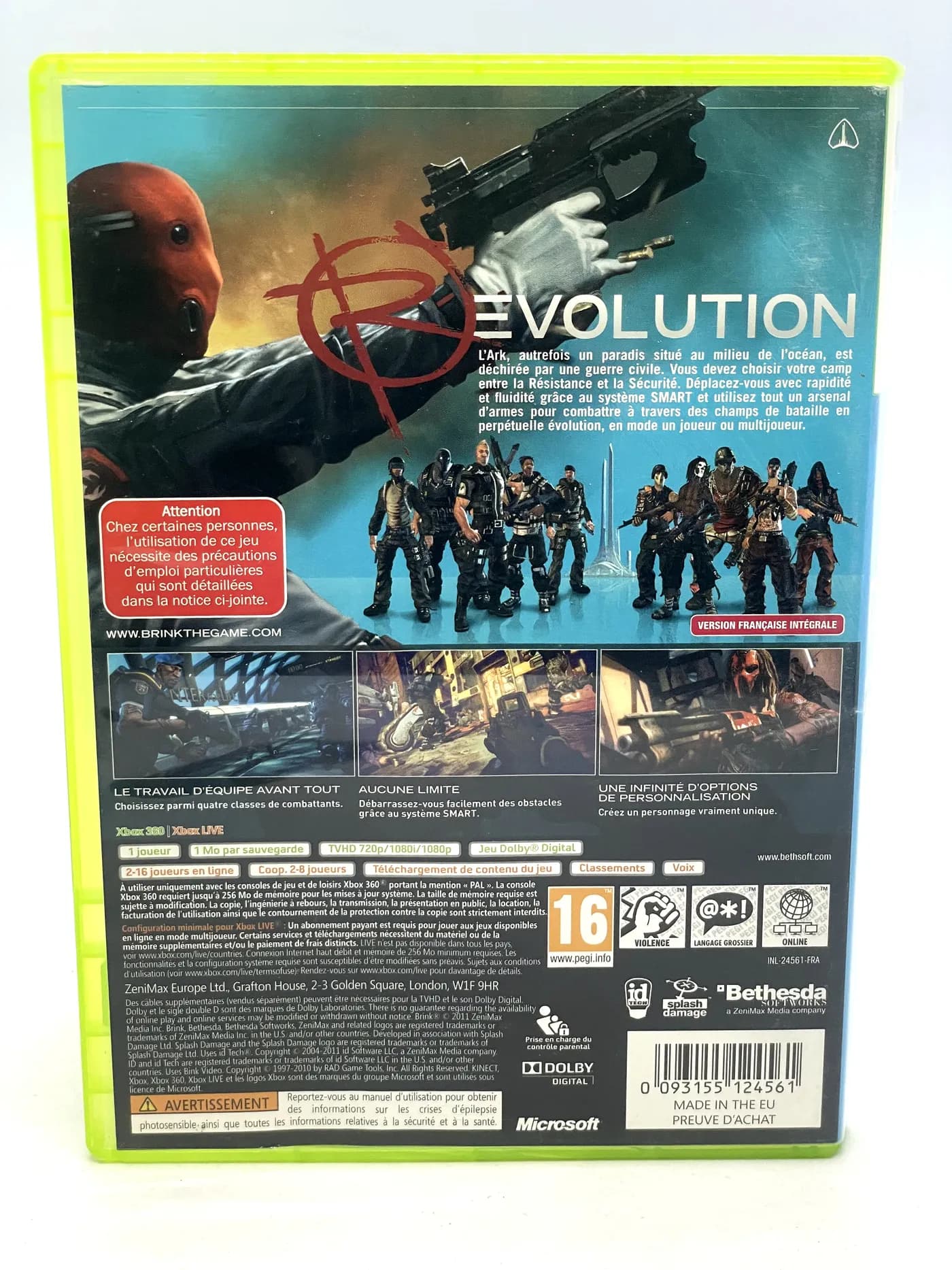 Brink Xbox 360