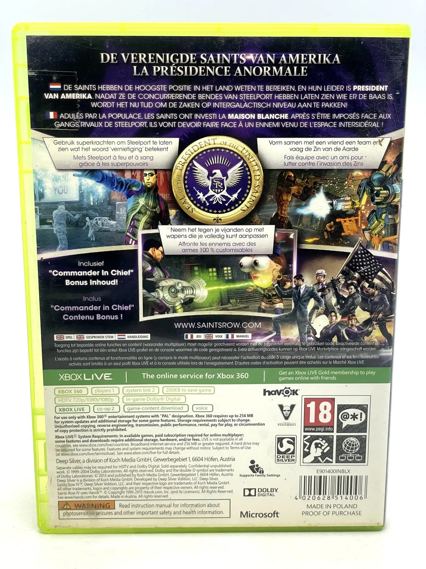 Saints Row IV Xbox 360
