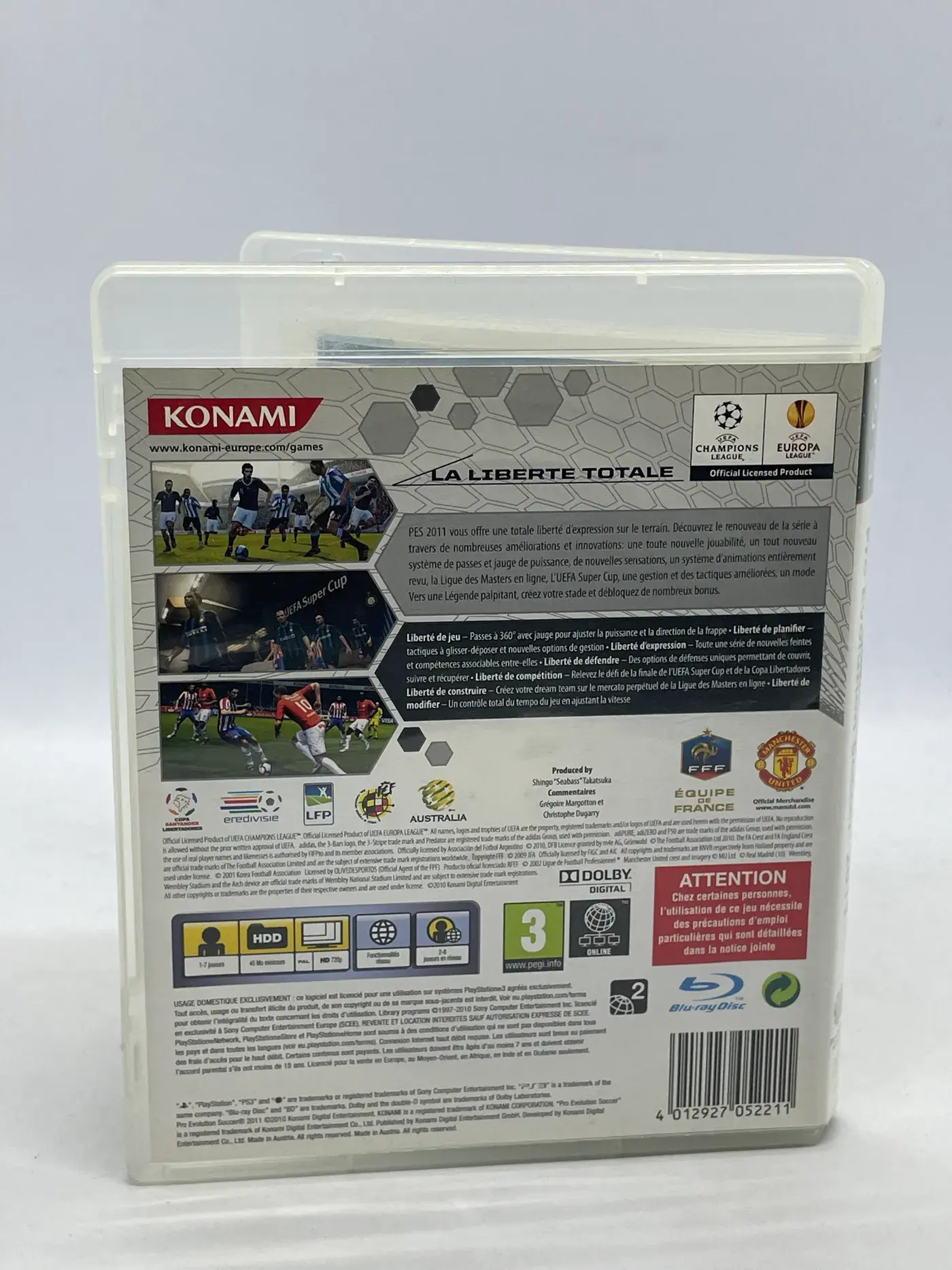 Pro Evolution Soccer 2011 PS3 (FR)