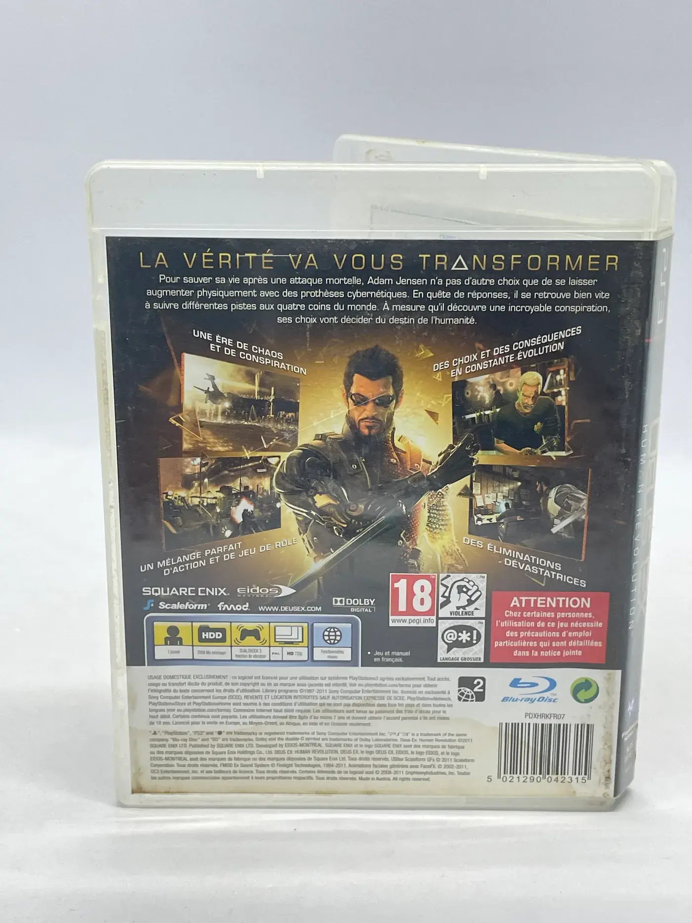 Deus Ex Human Revolution PS3 (FR)