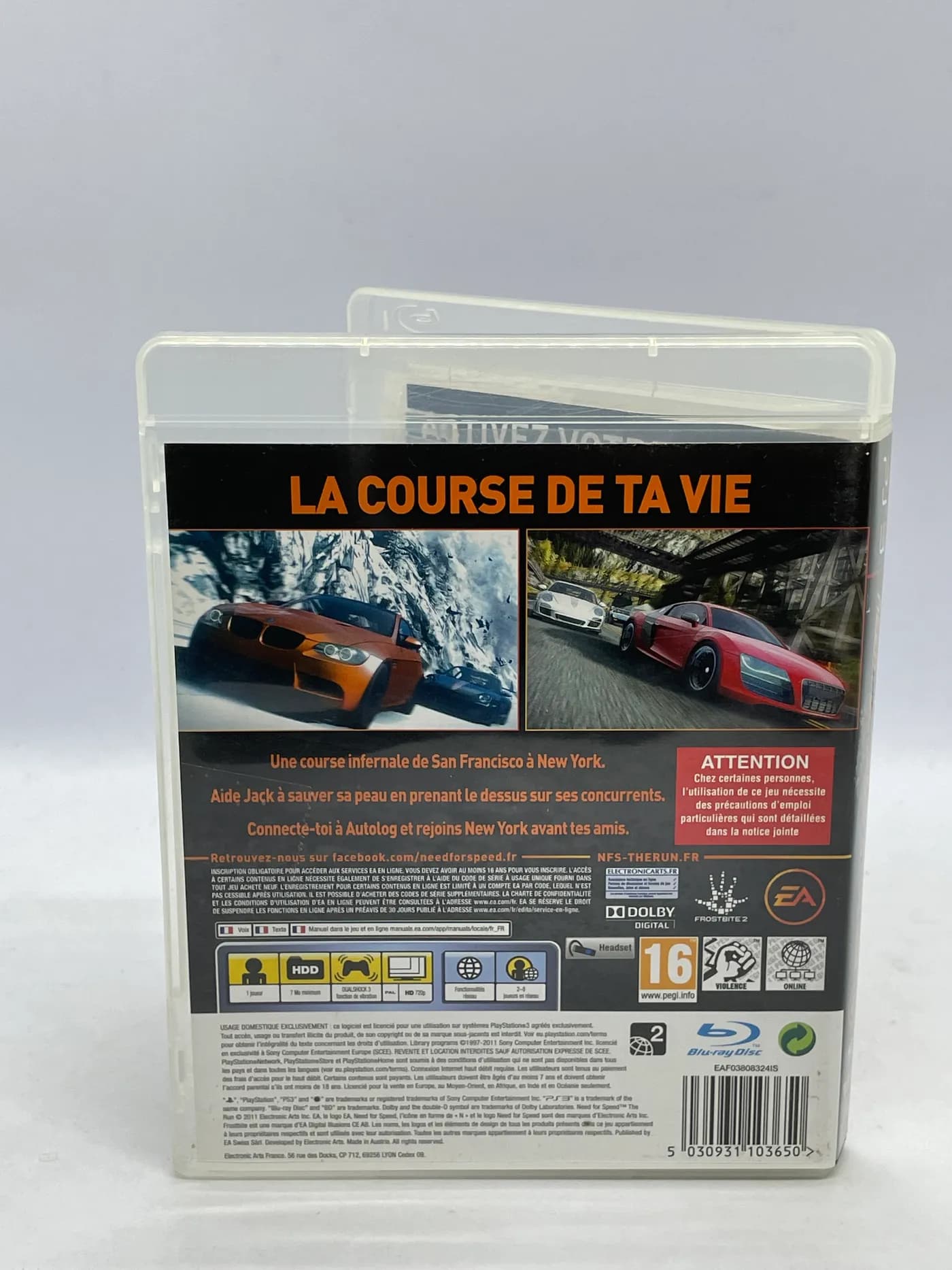 Need for Speed The Run PS3