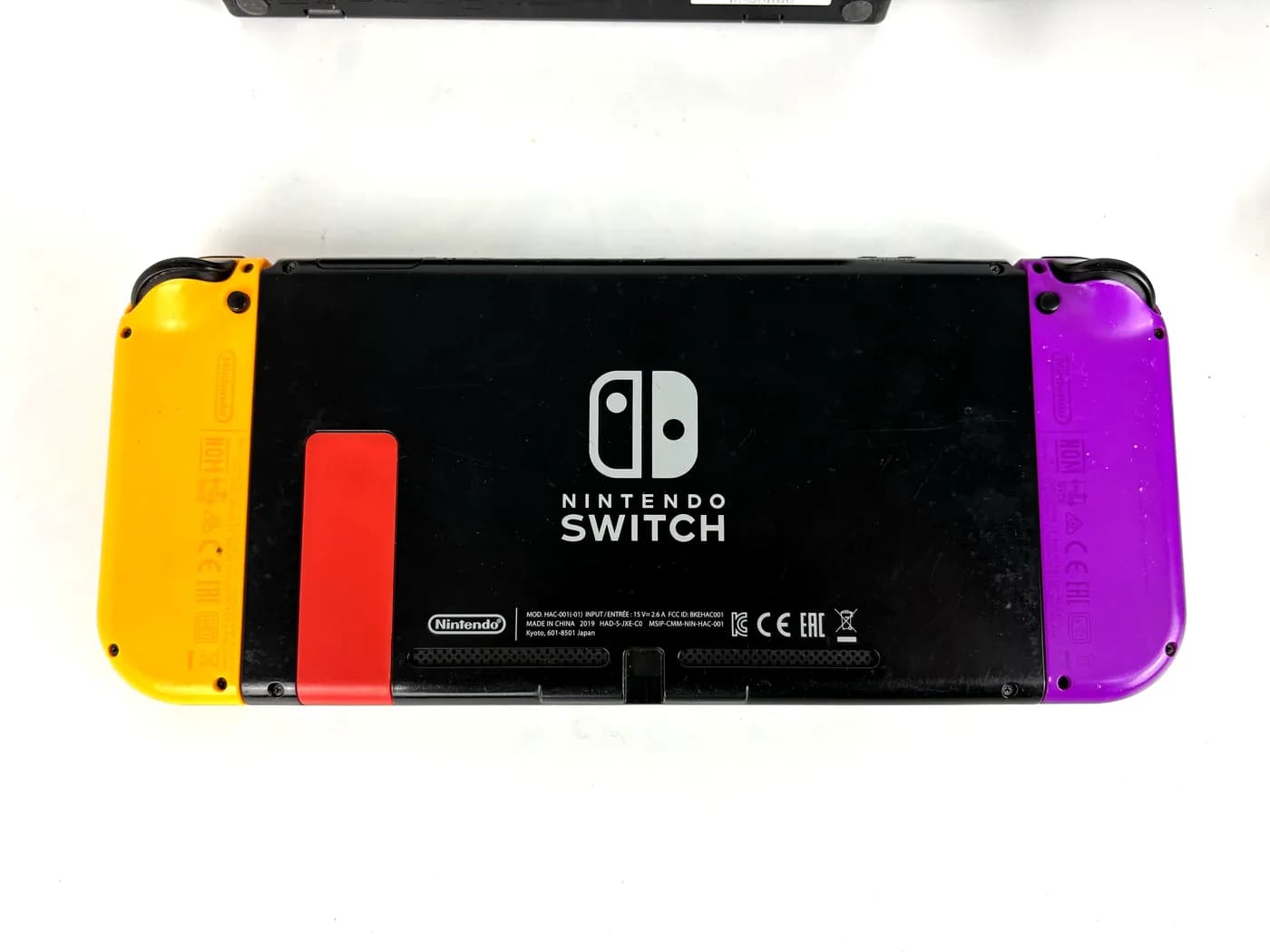 Nintendo Switch Console Purple/Yellow Bundle