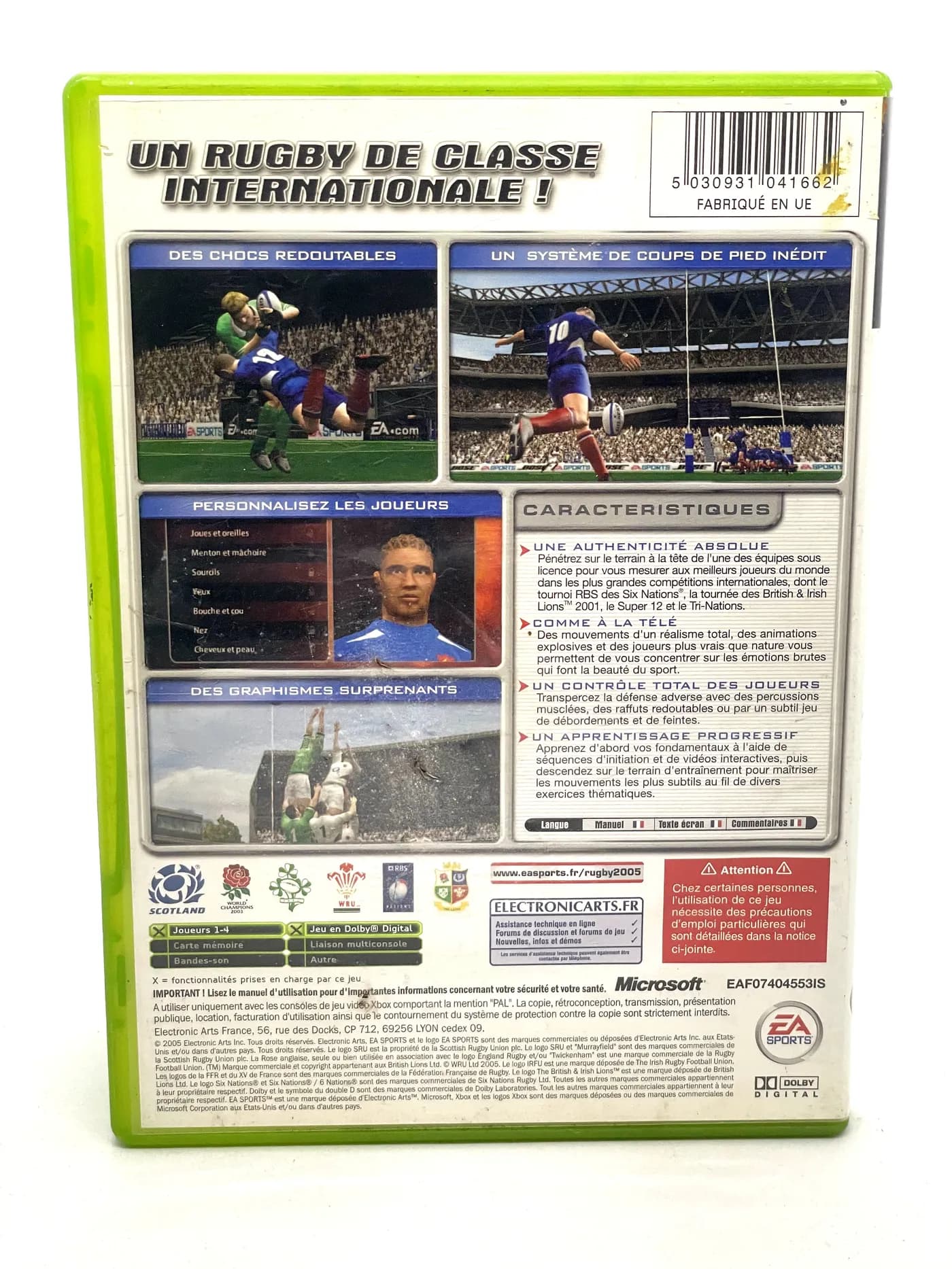 EA Rugby 2005 Xbox