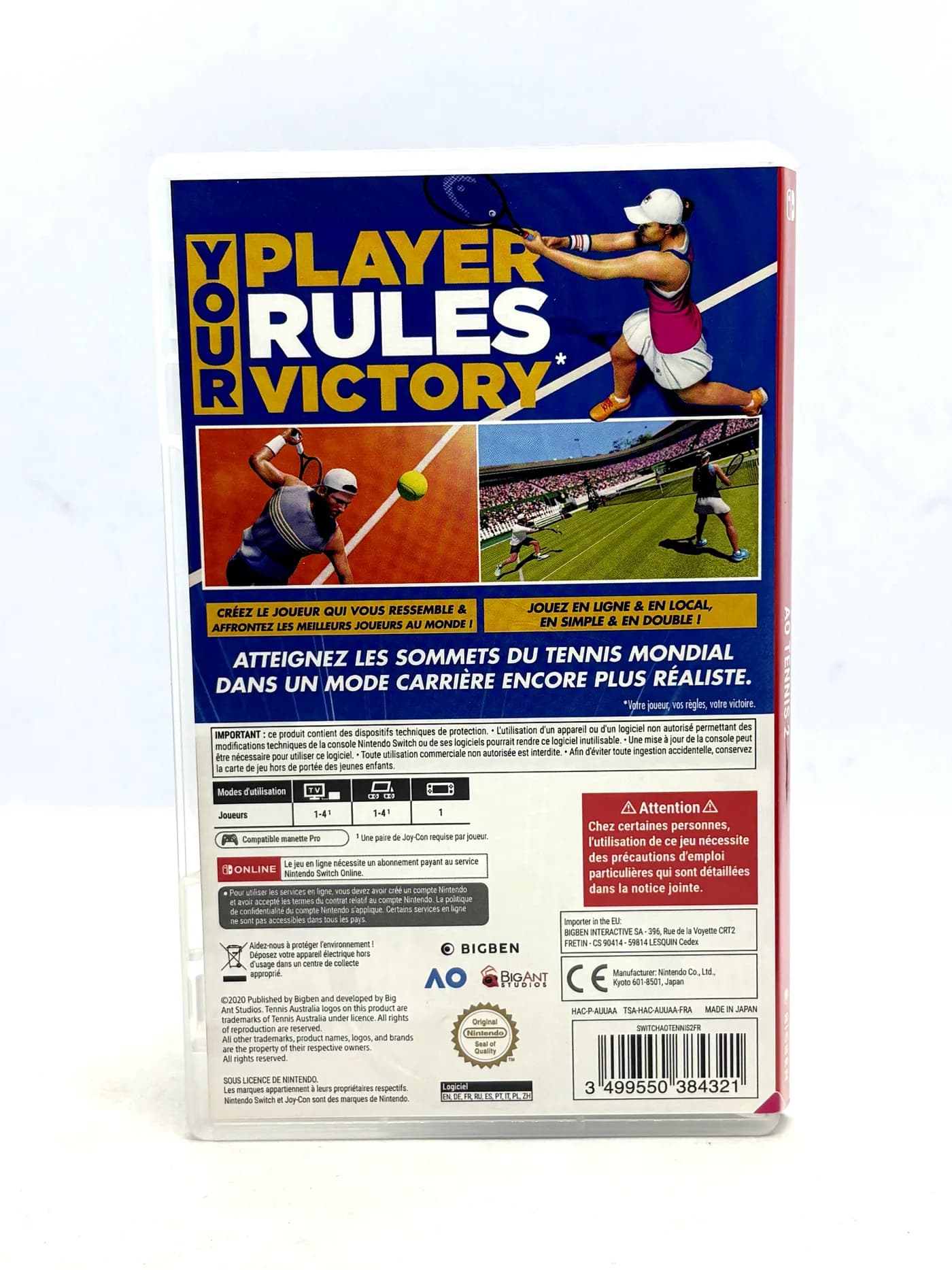 AO Tennis 2 Nintendo Switch