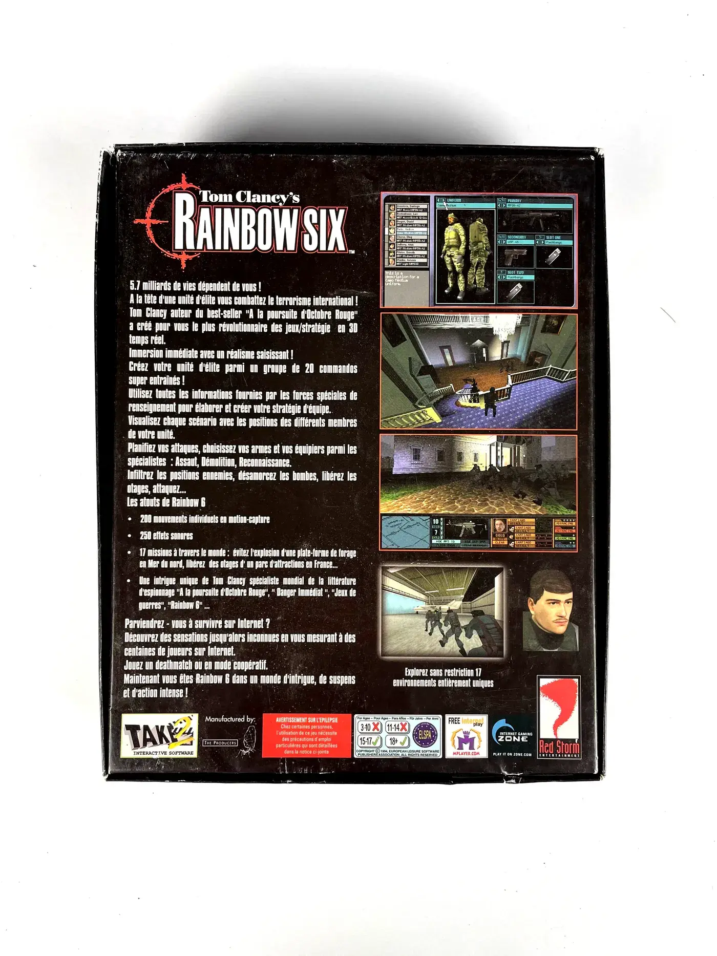 Tom Clancy's Rainbow Six PC Big Box