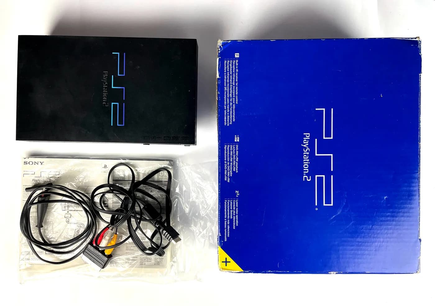 PlayStation 2 Console SCPH-50004 Set + Box + Manual