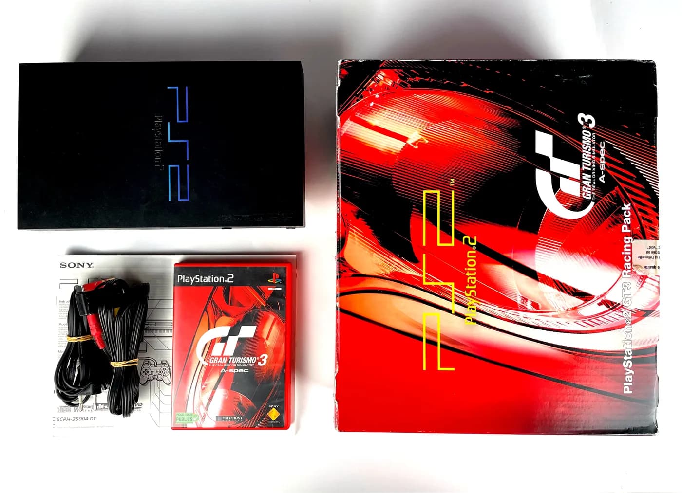 PlayStation 2 PS2 GT3 Racing Pack Console SCPH-35004 Complete