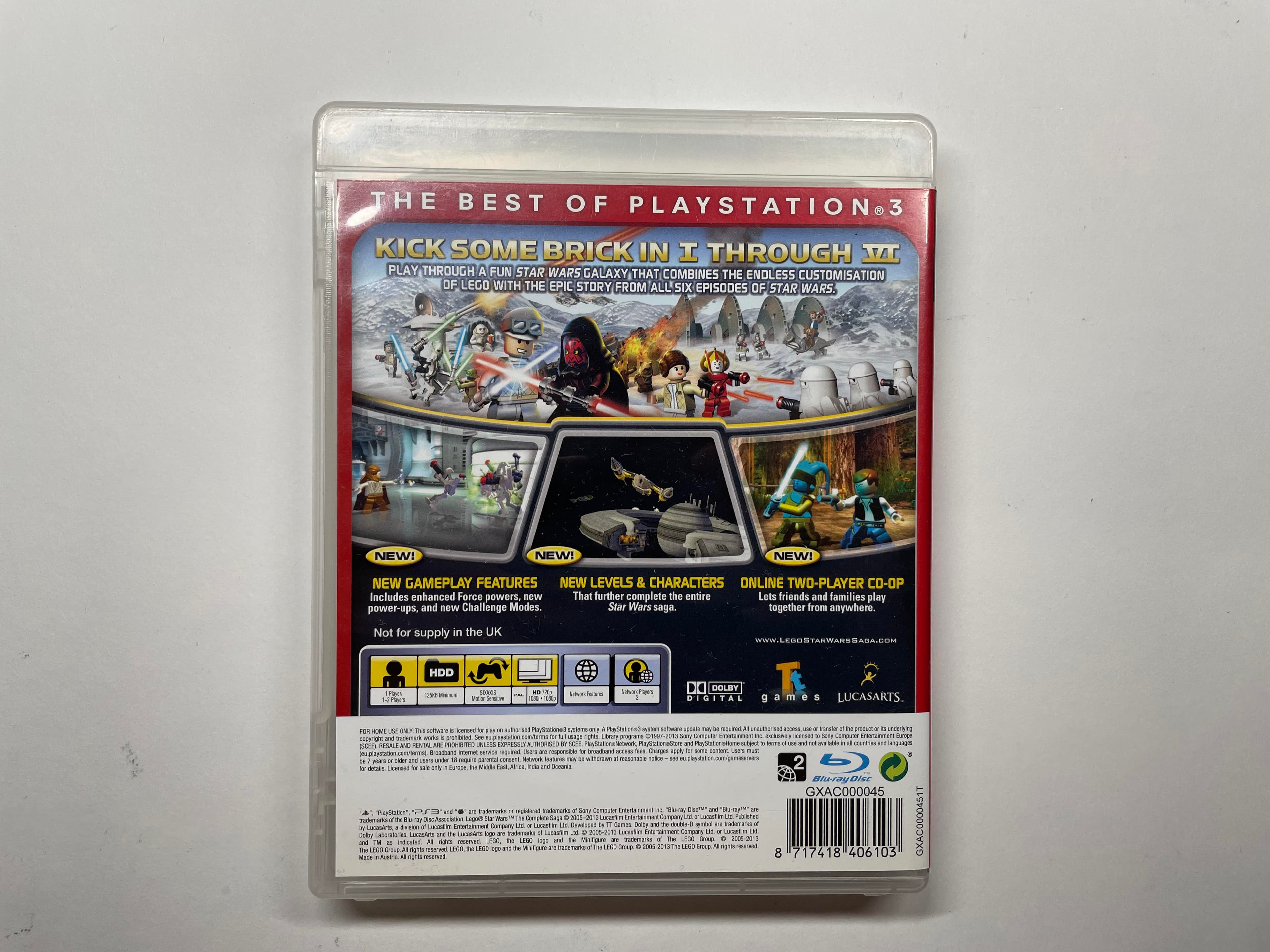 Lego Star Wars The Complete Saga PS3 / Komplet z instrukcją