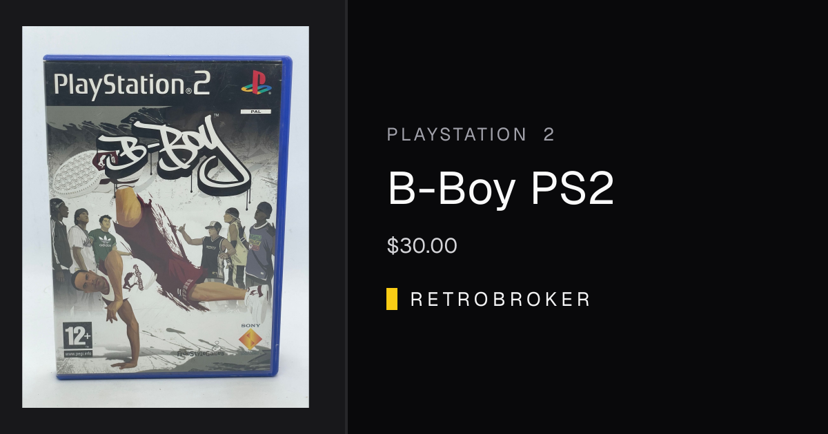 B-Boy PS2 - PlayStation 2 (SCES 53960) | RetroBroker