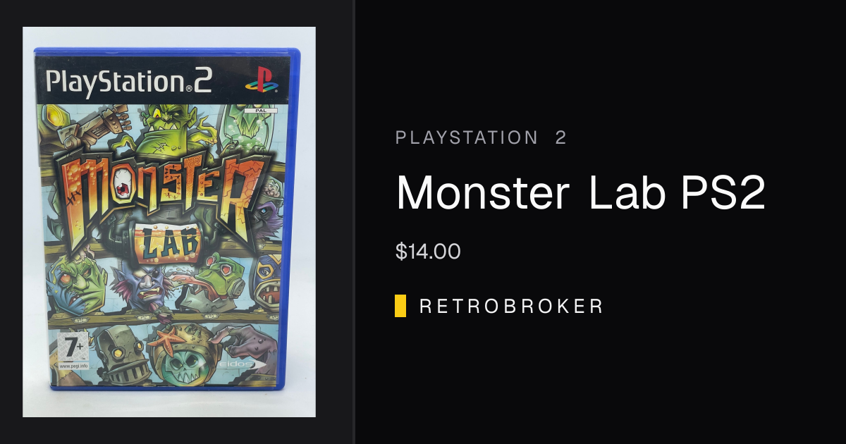 Monster Lab PS2 - PlayStation 2 (SLES 55169) | RetroBroker